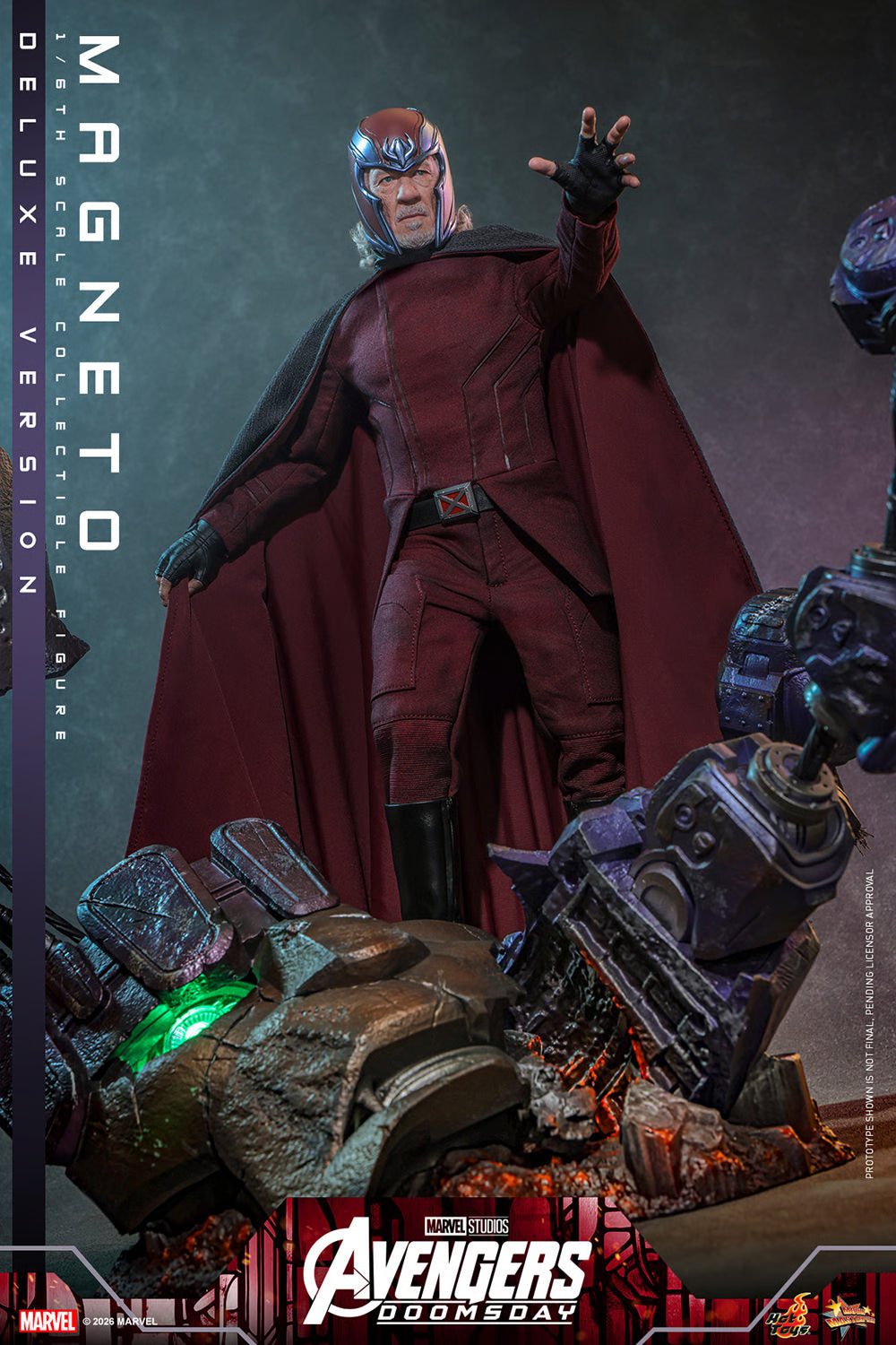 PRE-ORDER Hot Toys Marvel Avengers Doomsday Magento Deluxe Edition 1/6 Scale Figure