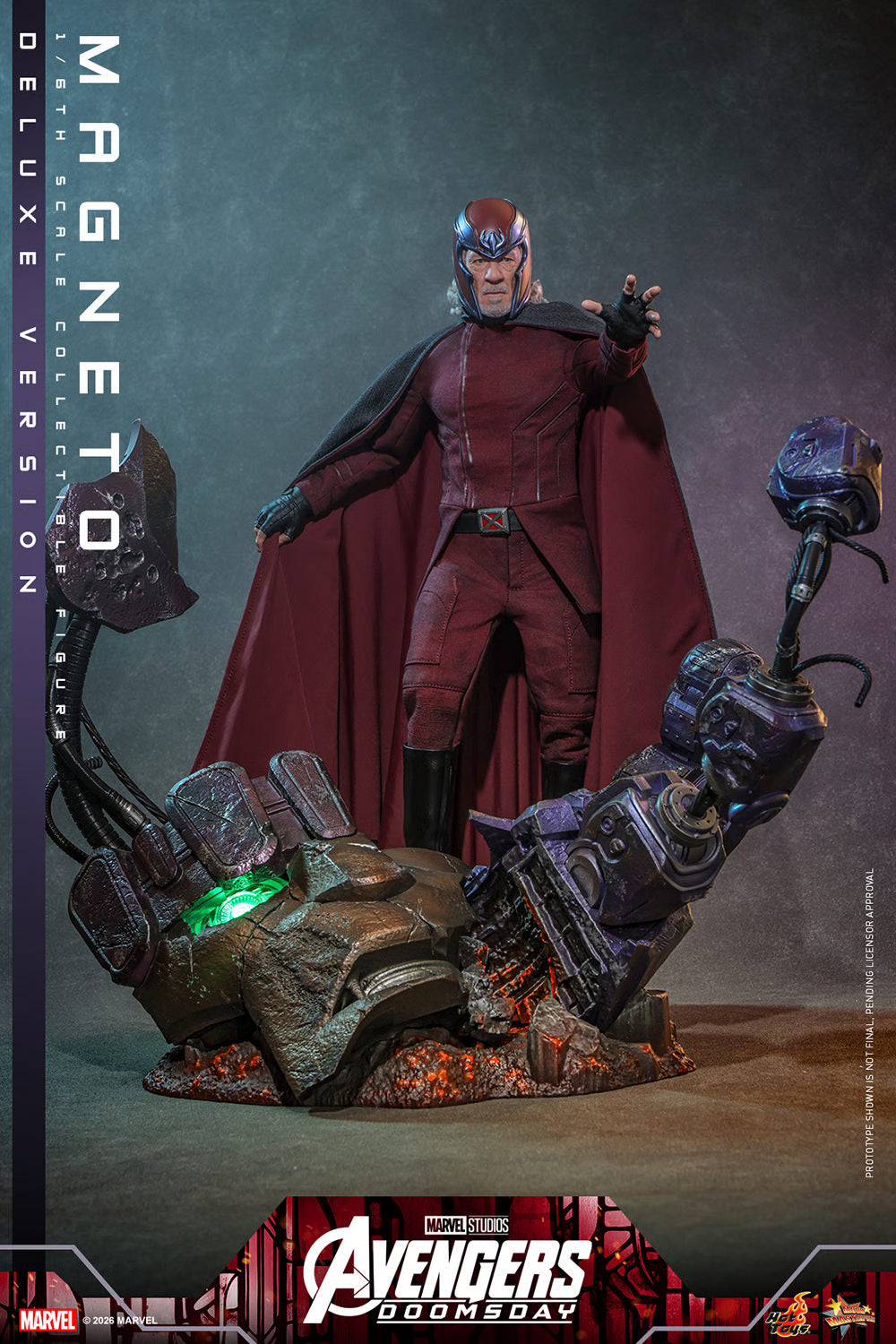 PRE-ORDER Hot Toys Marvel Avengers Doomsday Magento Deluxe Edition 1/6 Scale Figure