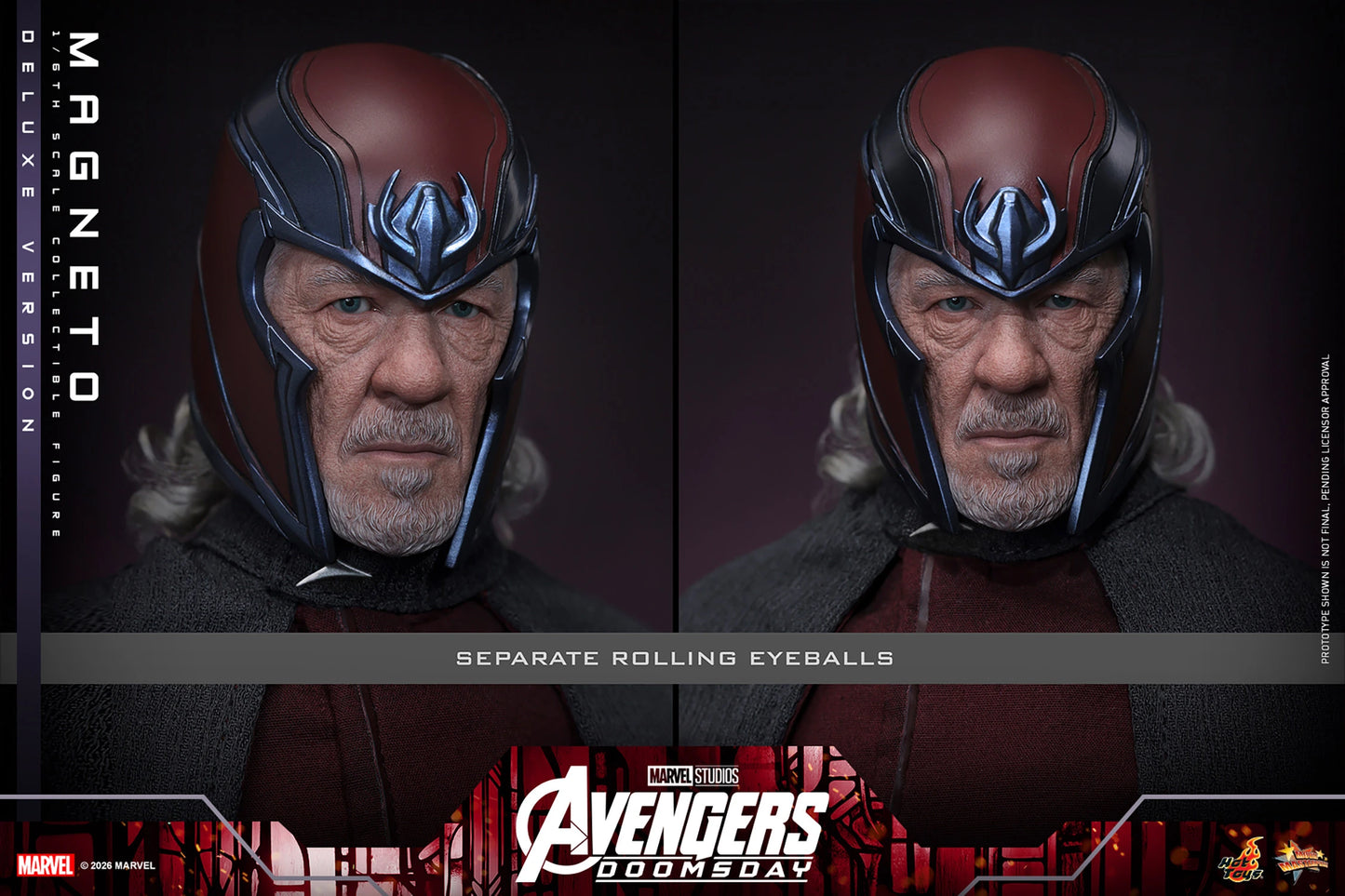 PRE-ORDER Hot Toys Marvel Avengers Doomsday Magento Deluxe Edition 1/6 Scale Figure