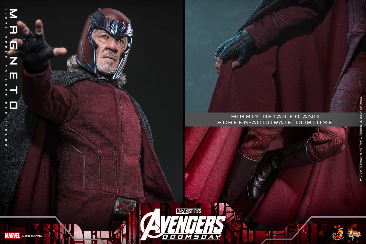PRE-ORDER Hot Toys Marvel Avengers Doomsday Magento Collector Edition 1/6 Scale Figure