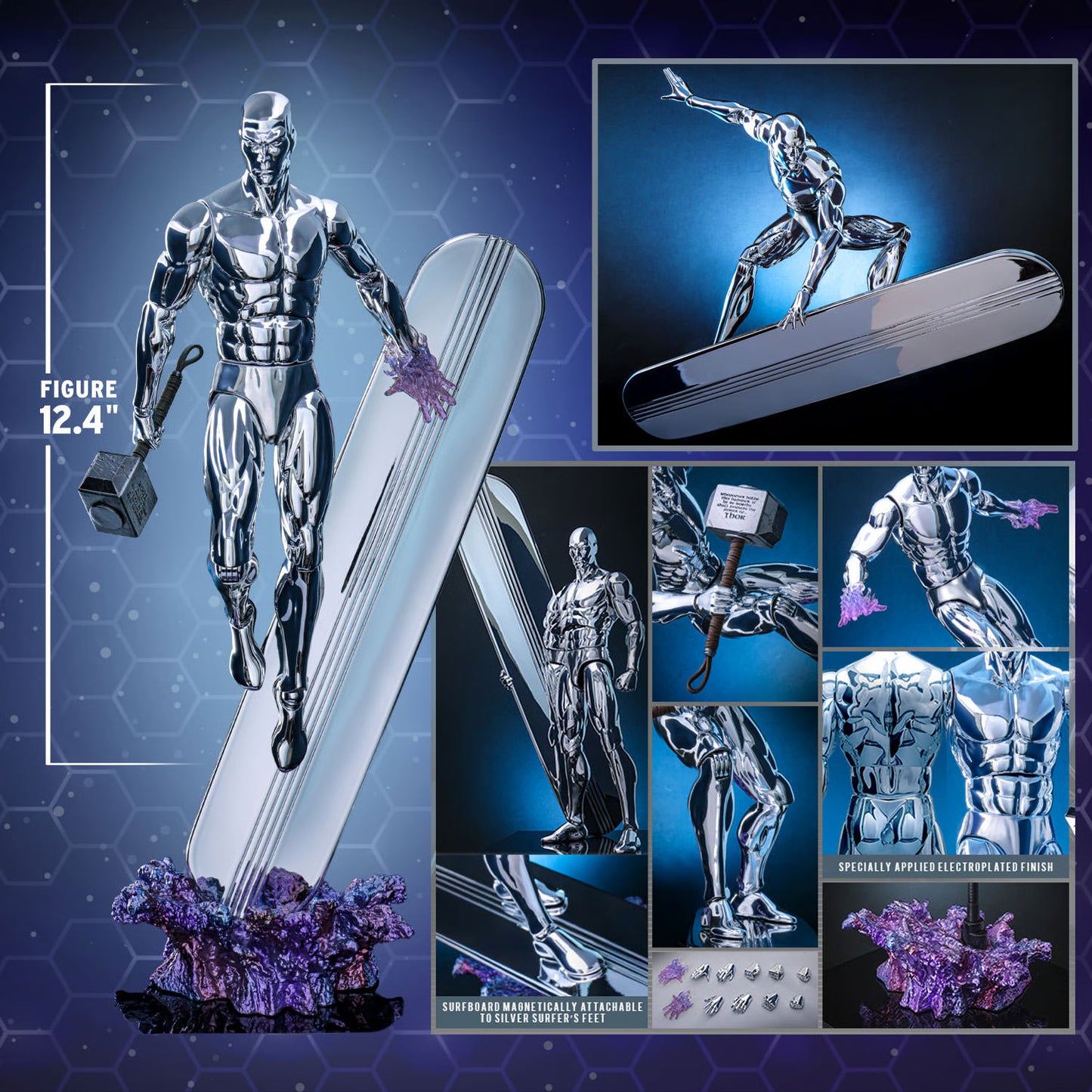 PRE-ORDER Hot Toys Marvel Comics Silver Surfer Sixth Scale Figure