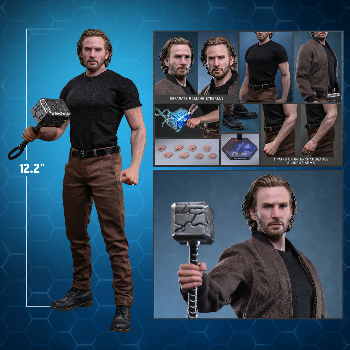 PRE-ORDER Steve Rogers Sixth Scale Figure