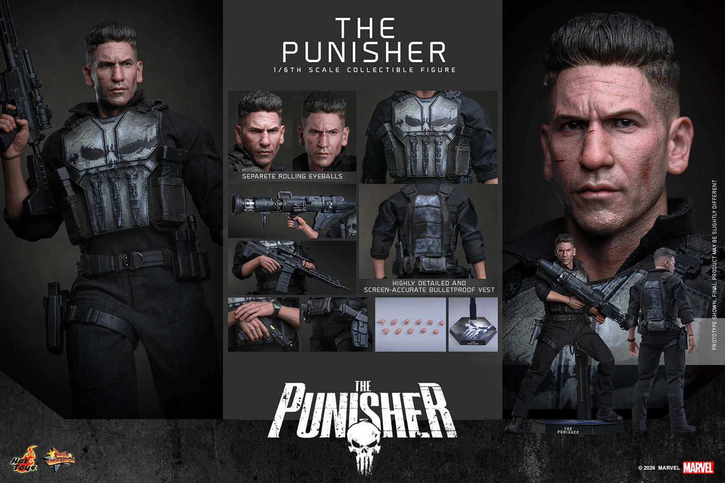PRE-ORDER The Punisher Sixth Scale Figure Hot Toys