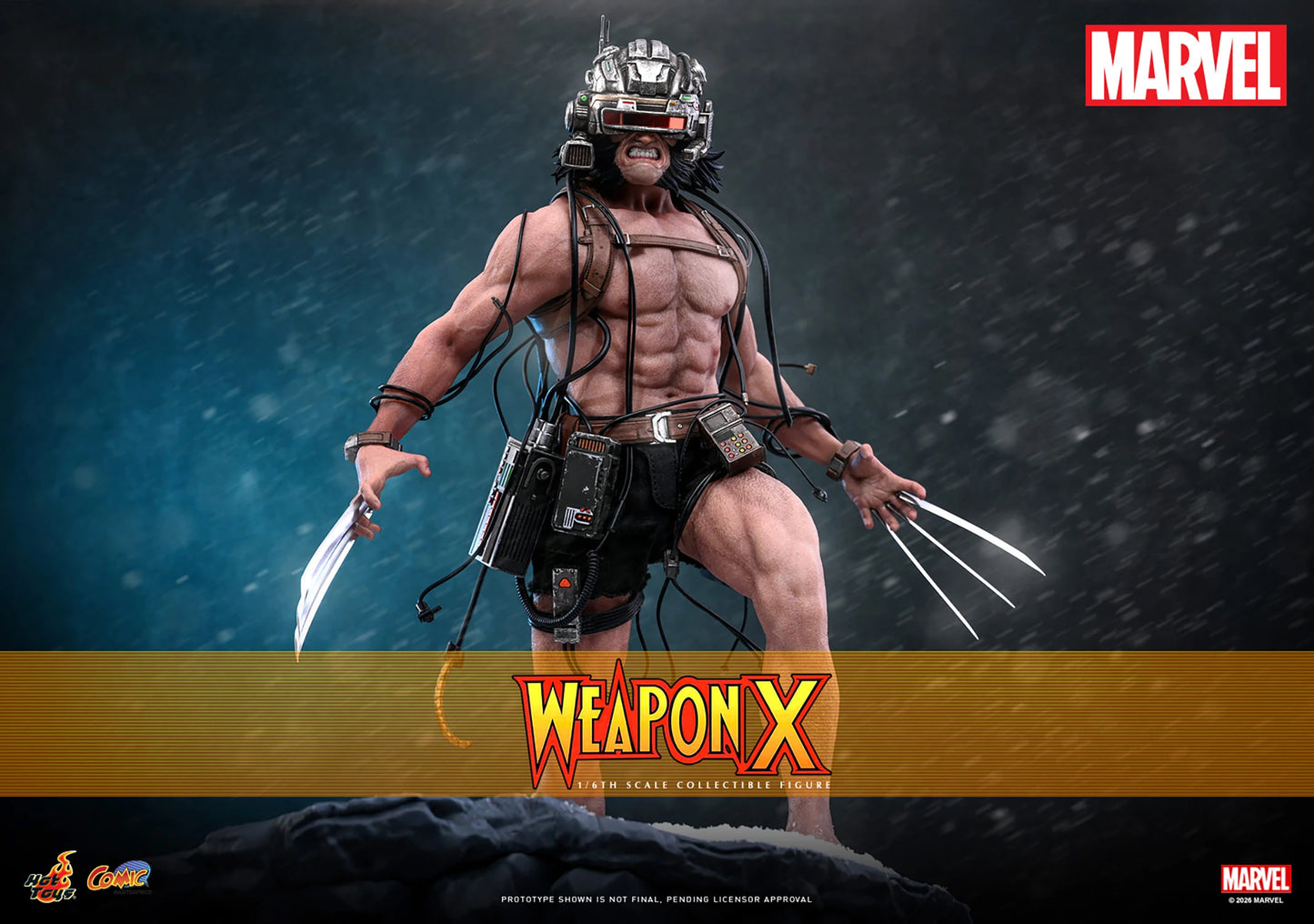 PRE-ORDER Hot Toys Marvel Comics Weapon X 1/6th Scale Figure