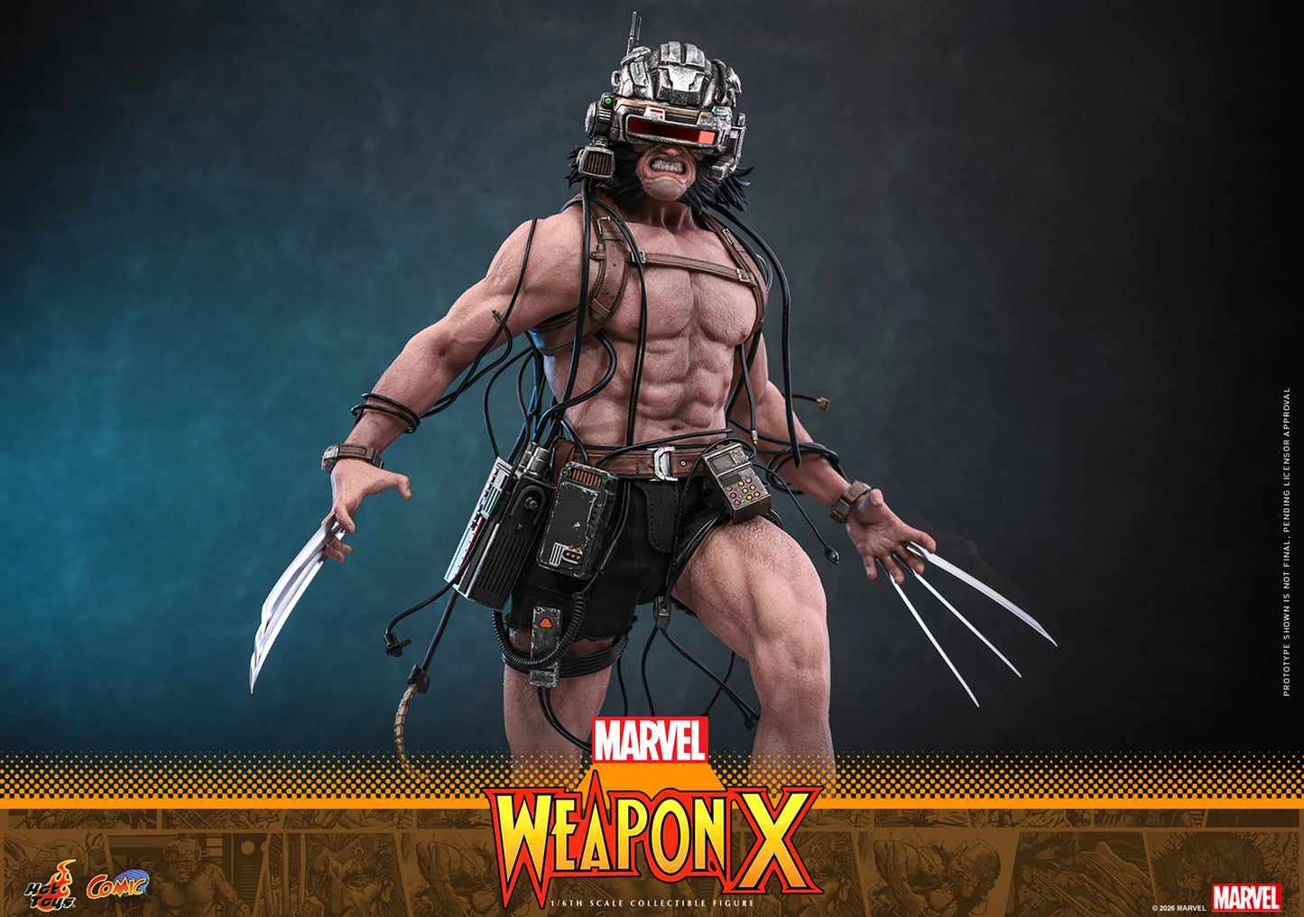 PRE-ORDER Hot Toys Marvel Comics Weapon X 1/6th Scale Figure