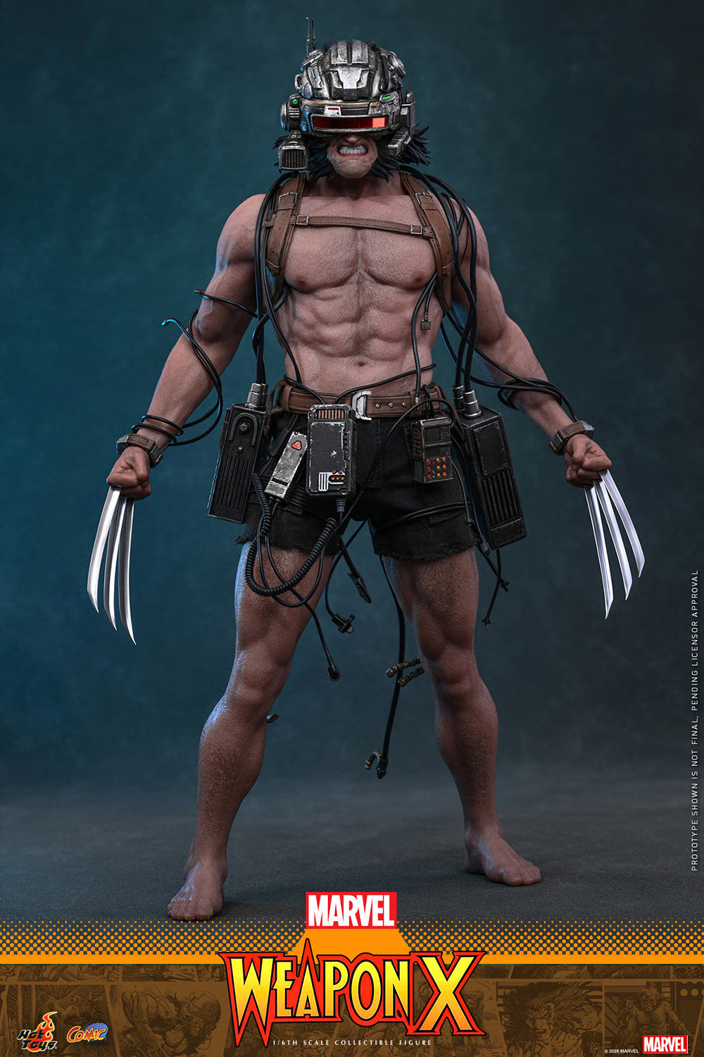 PRE-ORDER Hot Toys Marvel Comics Weapon X 1/6th Scale Figure