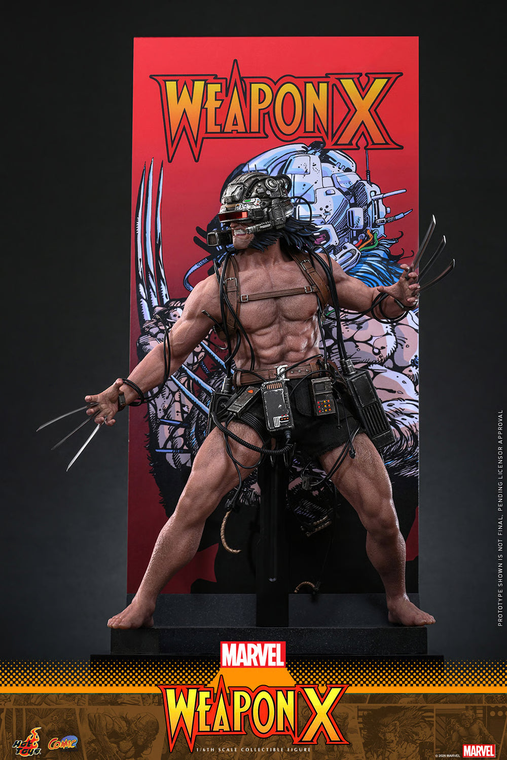 PRE-ORDER Hot Toys Marvel Comics Weapon X 1/6th Scale Figure