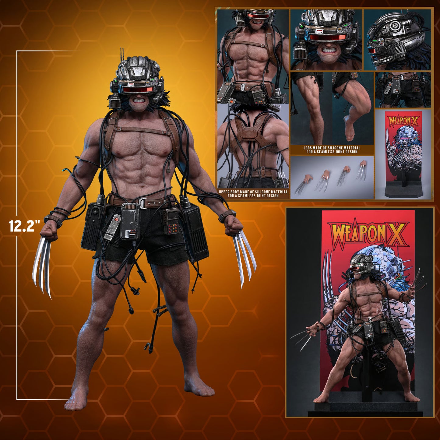 PRE-ORDER Hot Toys Marvel Comics Weapon X 1/6th Scale Figure