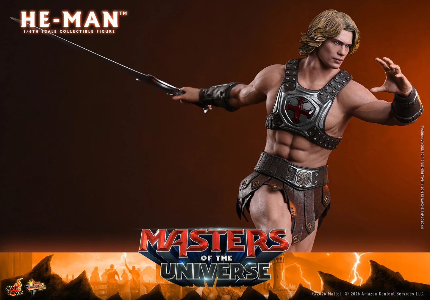 PRE-ORDER Hot Toys Masters of the Universe He-Man Sixth Scale Figure