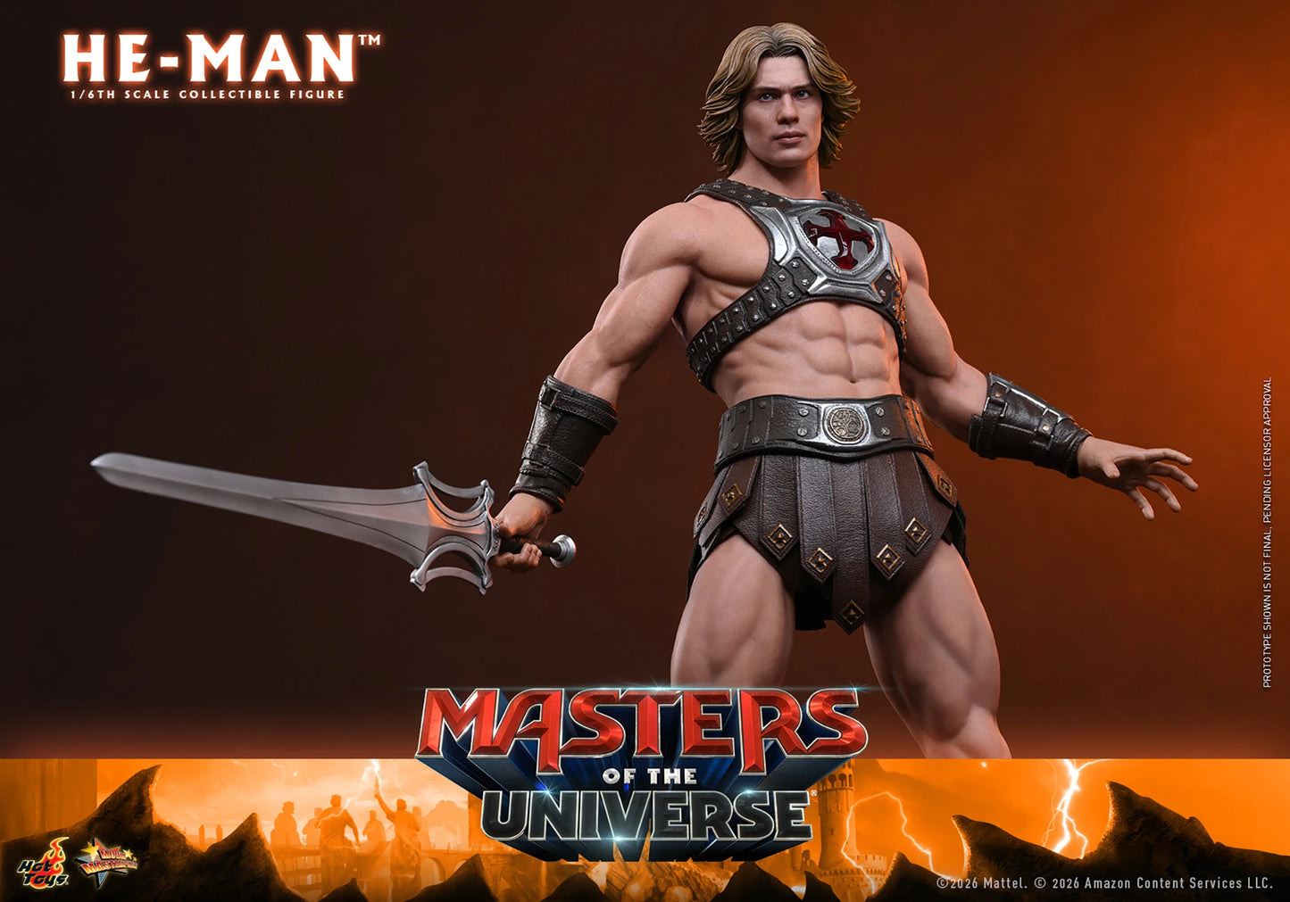 PRE-ORDER Hot Toys Masters of the Universe He-Man Sixth Scale Figure