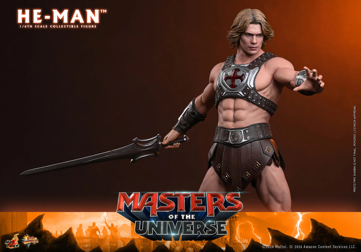 PRE-ORDER Hot Toys Masters of the Universe He-Man Sixth Scale Figure