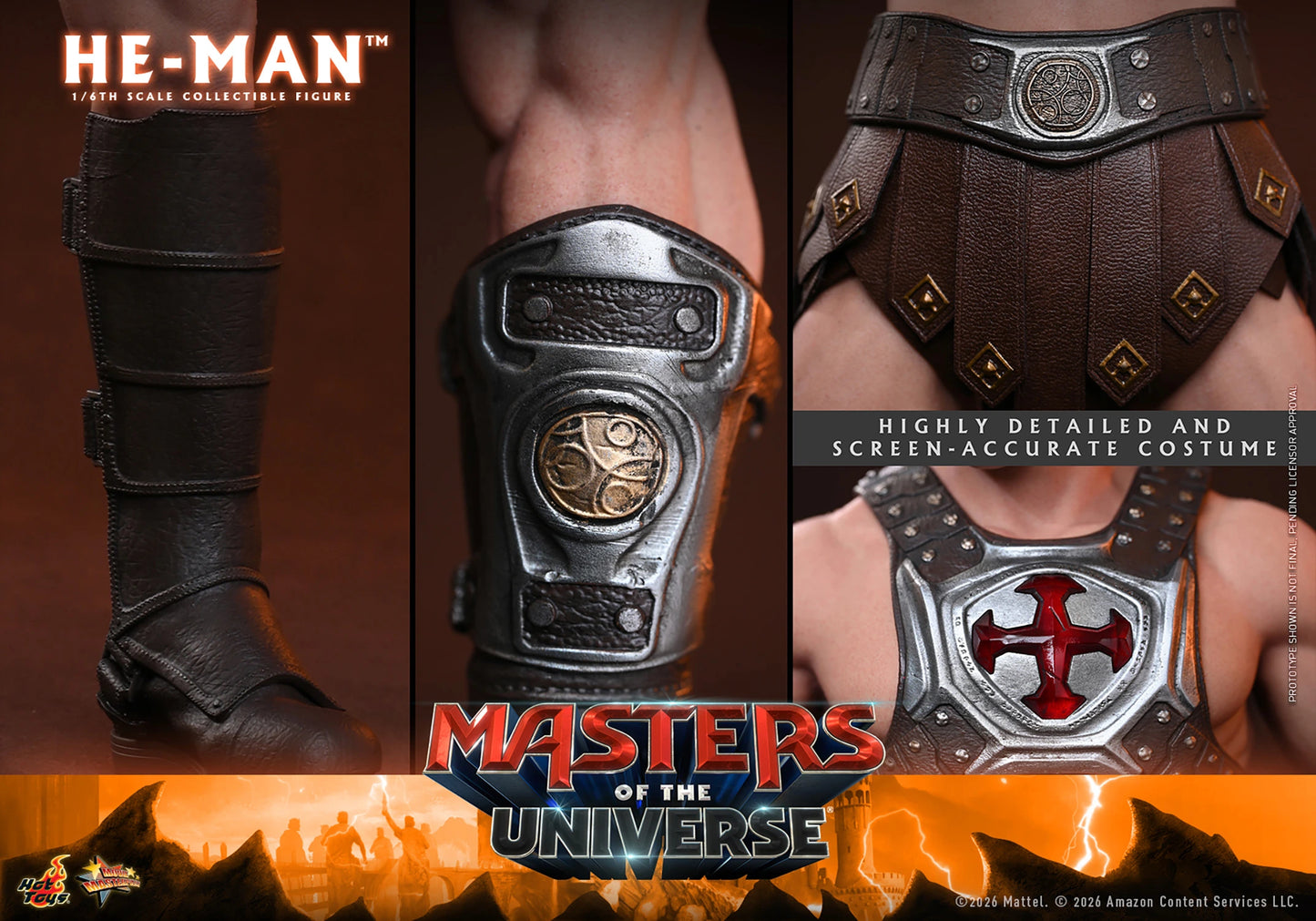 PRE-ORDER Hot Toys Masters of the Universe He-Man Sixth Scale Figure