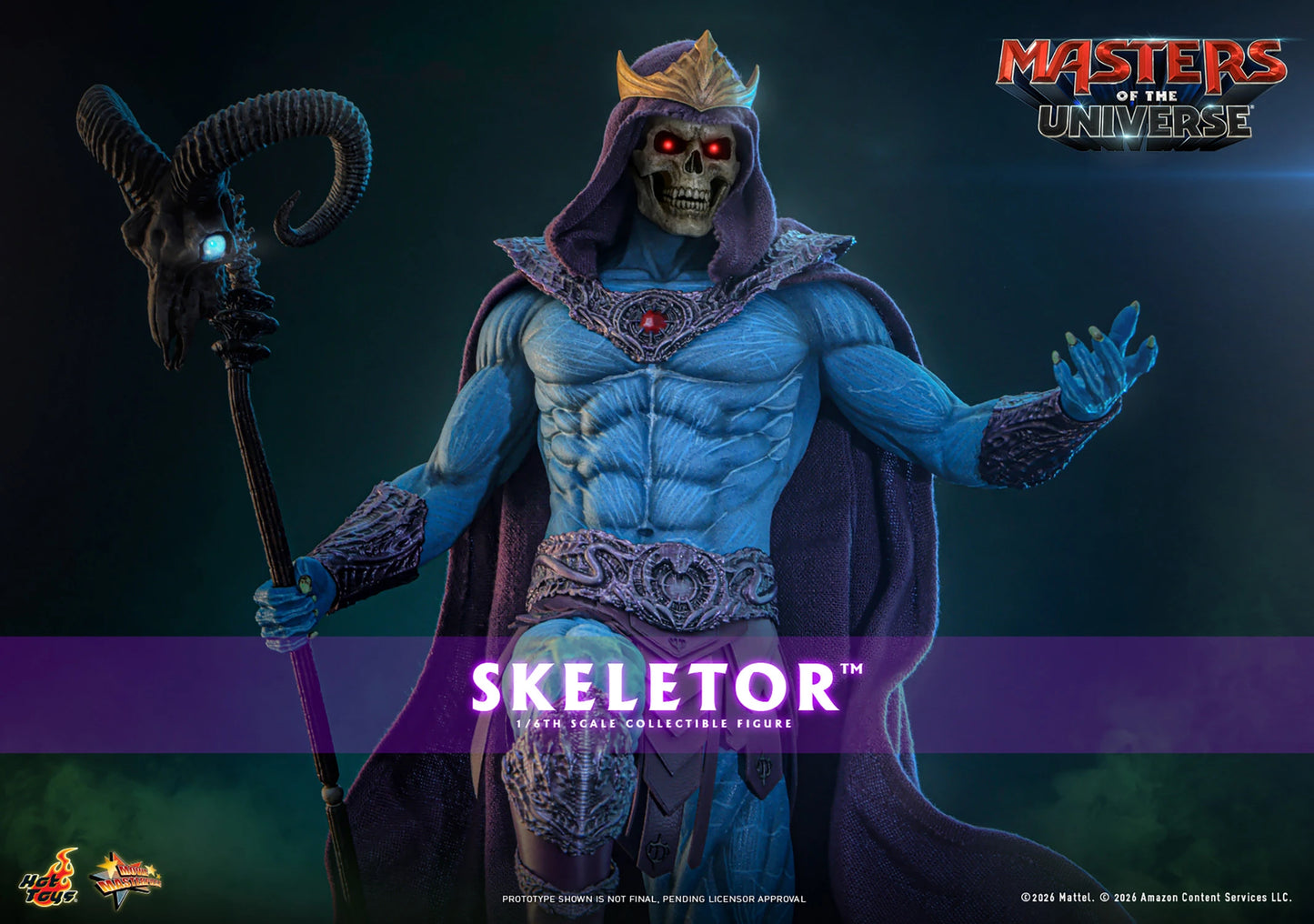 PRE-ORDER Hot Toys Masters of the Universe Skeletor Sixth Scale Figure