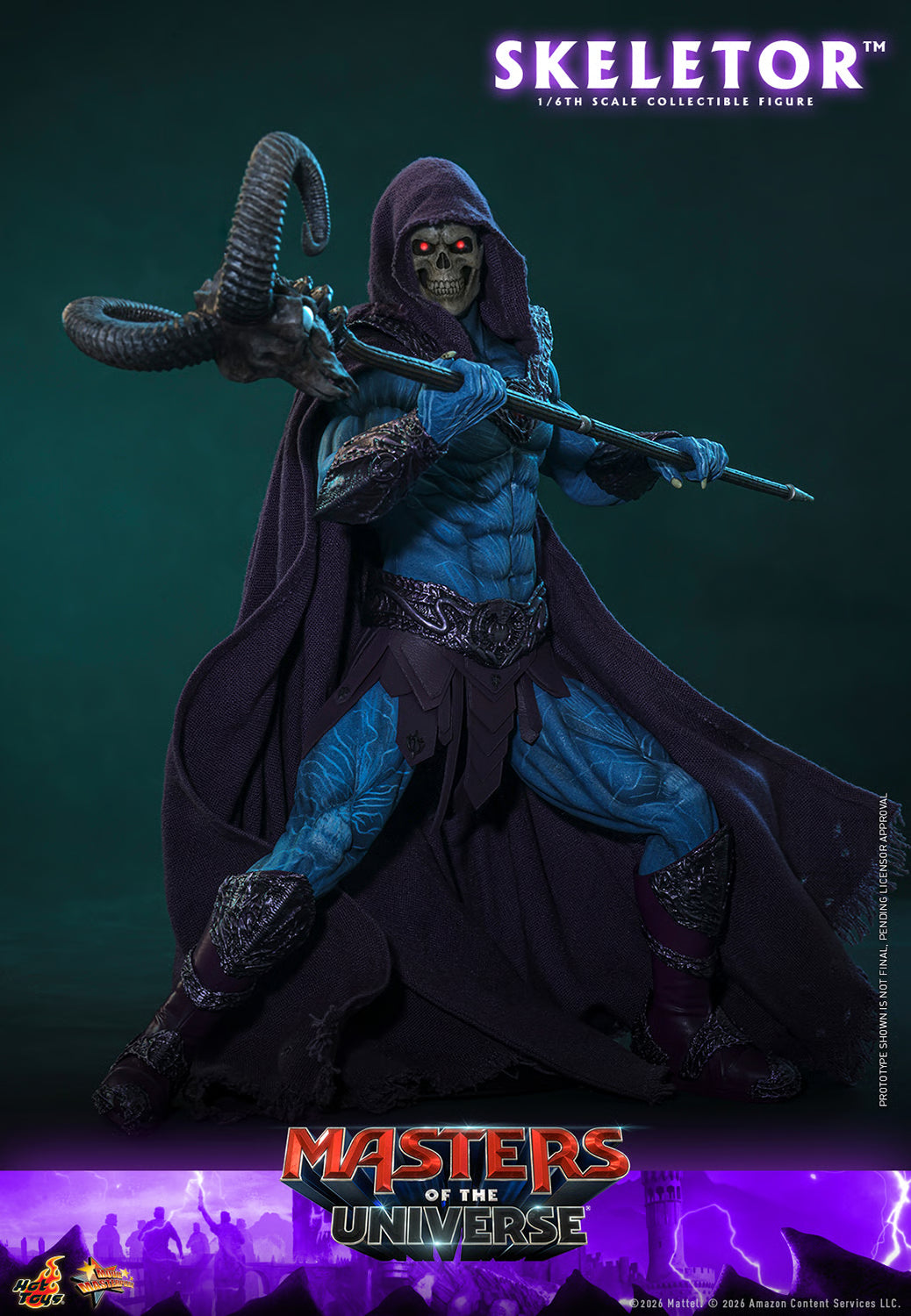 PRE-ORDER Hot Toys Masters of the Universe Skeletor Sixth Scale Figure