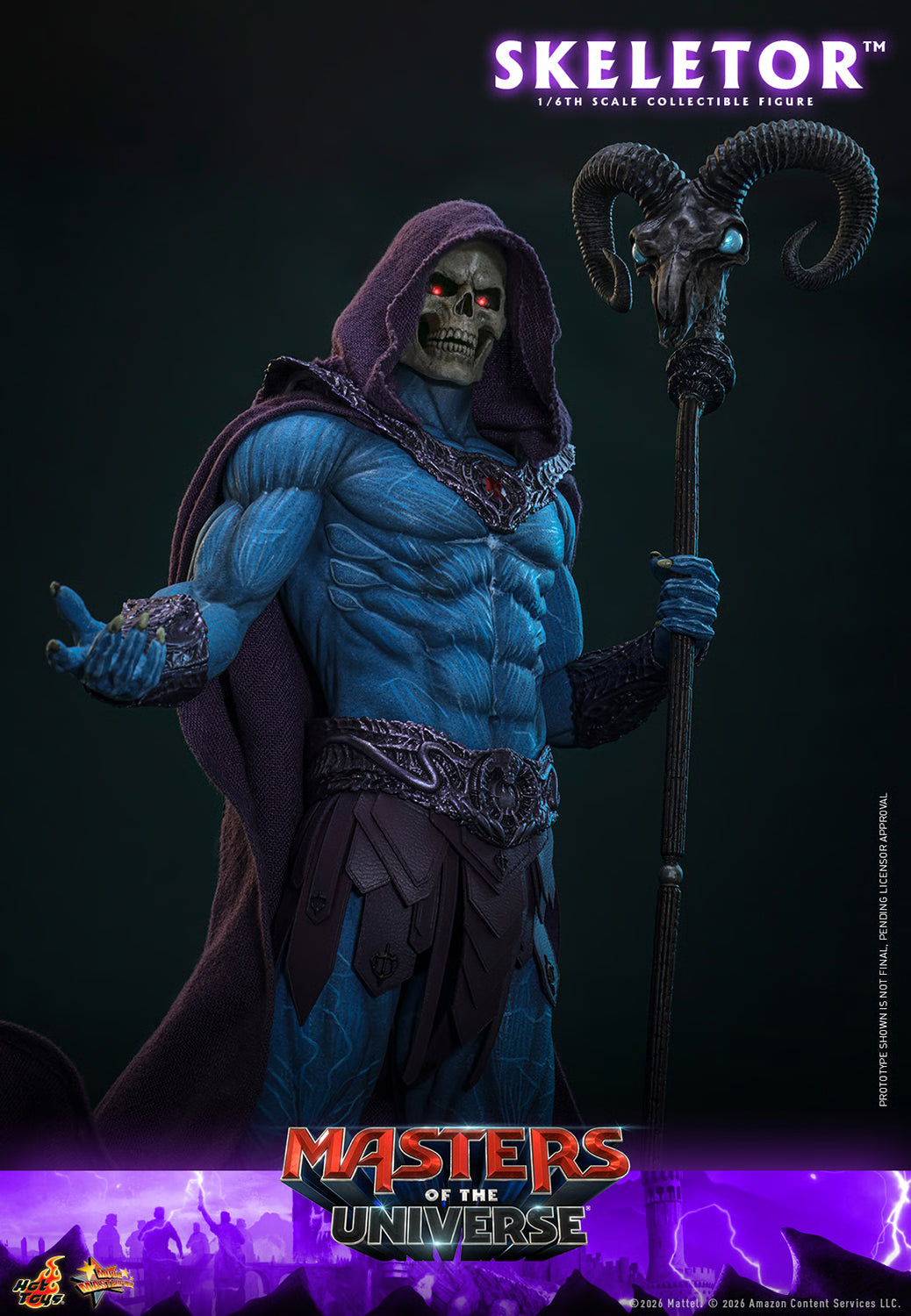 PRE-ORDER Hot Toys Masters of the Universe Skeletor Sixth Scale Figure