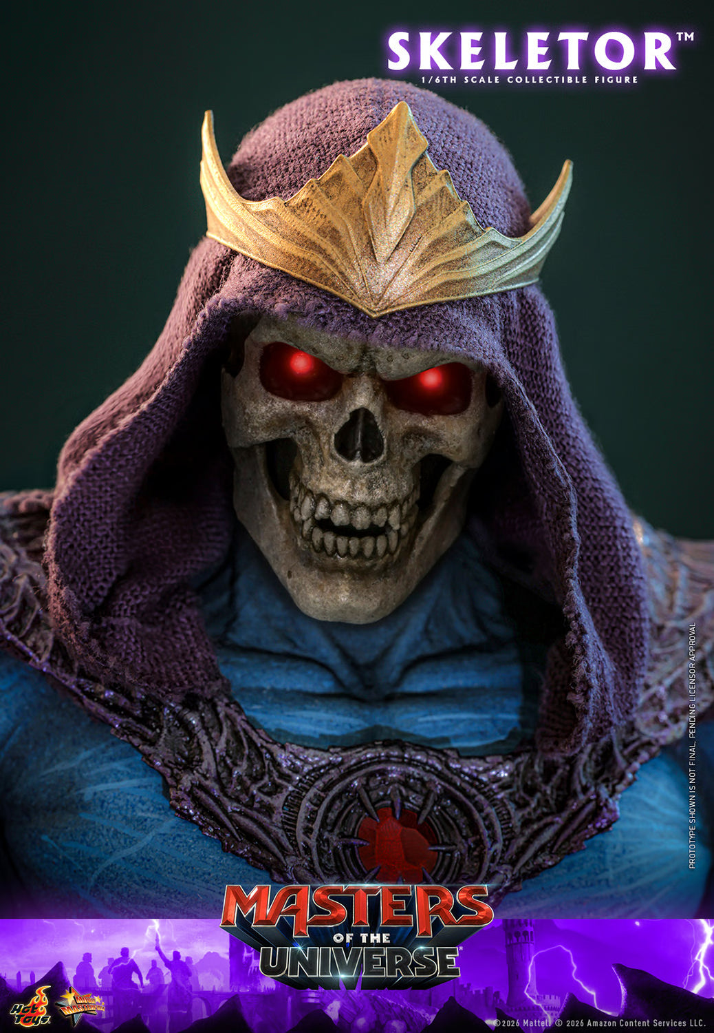 PRE-ORDER Hot Toys Masters of the Universe Skeletor Sixth Scale Figure