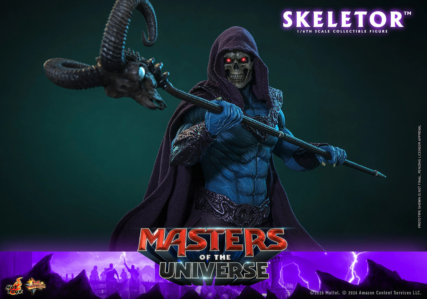 PRE-ORDER Hot Toys Masters of the Universe Skeletor Sixth Scale Figure