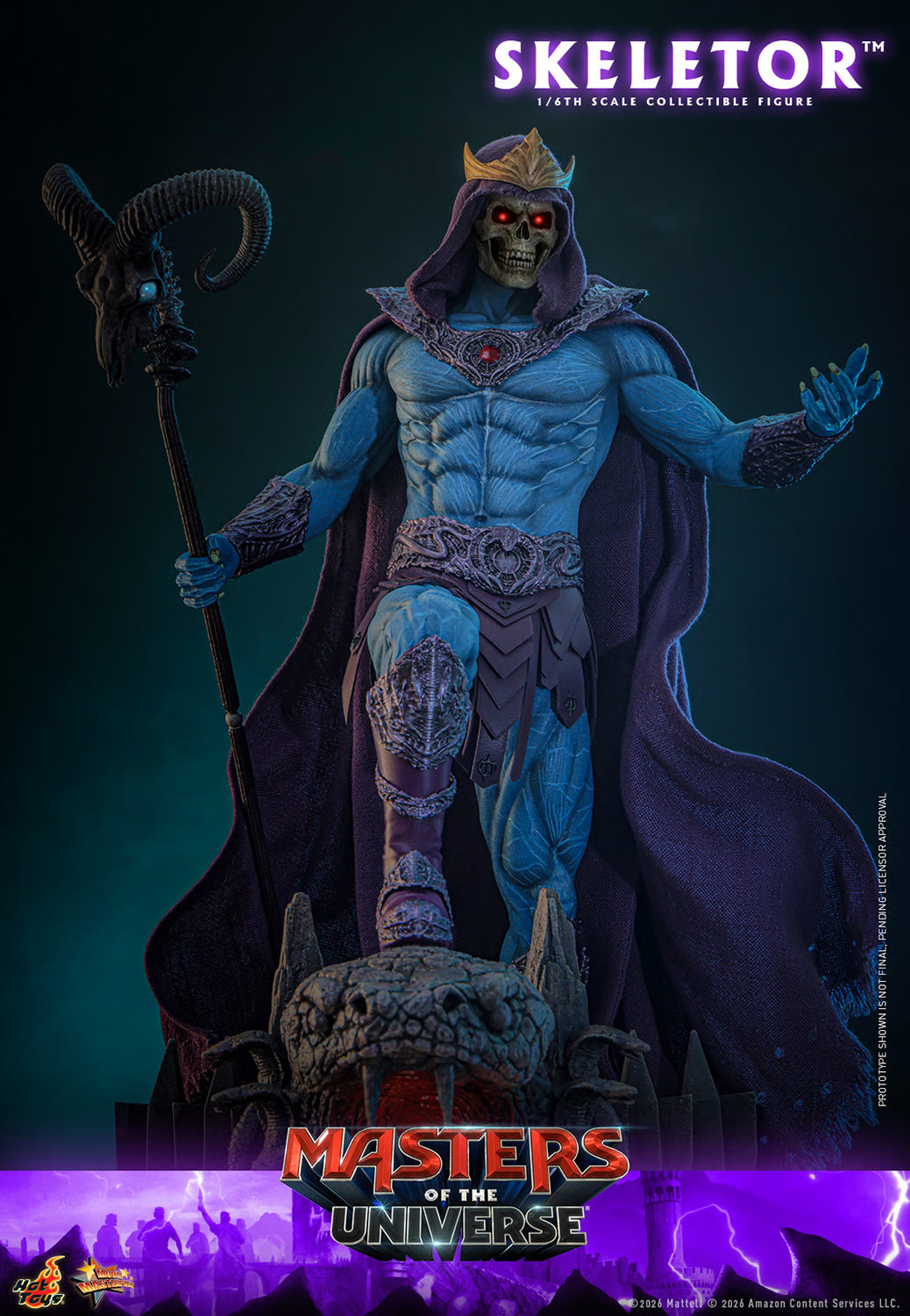 PRE-ORDER Hot Toys Masters of the Universe Skeletor Sixth Scale Figure