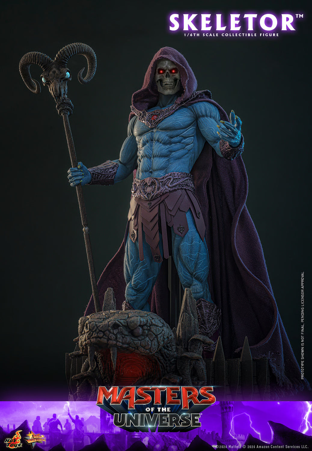 PRE-ORDER Hot Toys Masters of the Universe Skeletor Sixth Scale Figure