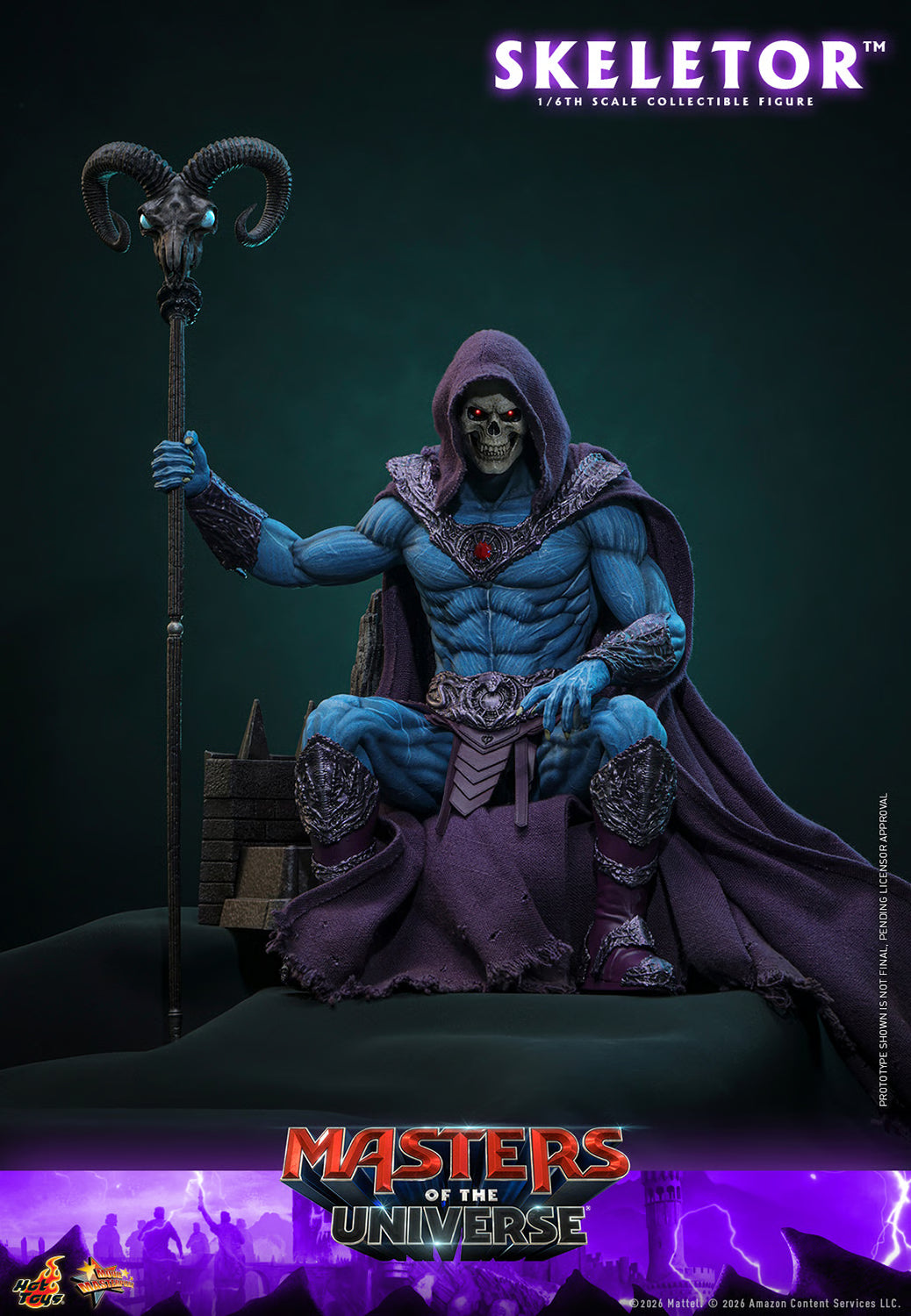 PRE-ORDER Hot Toys Masters of the Universe Skeletor Sixth Scale Figure