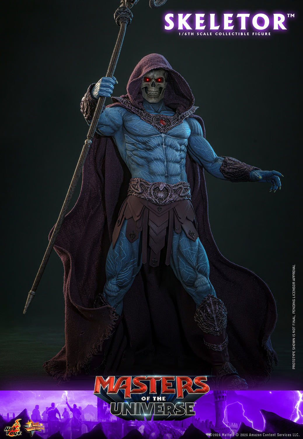 PRE-ORDER Hot Toys Masters of the Universe Skeletor Sixth Scale Figure