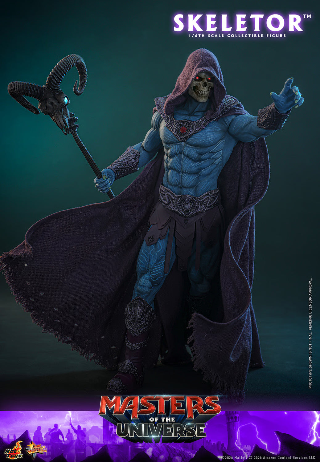 PRE-ORDER Hot Toys Masters of the Universe Skeletor Sixth Scale Figure