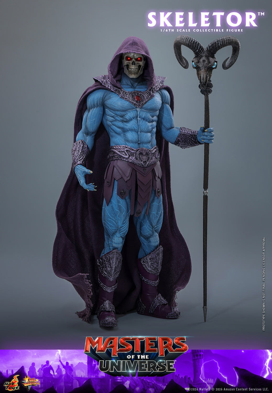 PRE-ORDER Hot Toys Masters of the Universe Skeletor Sixth Scale Figure