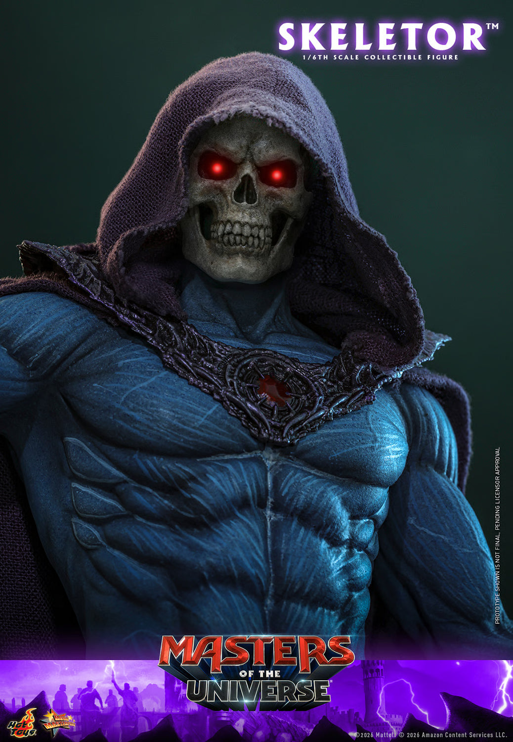 PRE-ORDER Hot Toys Masters of the Universe Skeletor Sixth Scale Figure