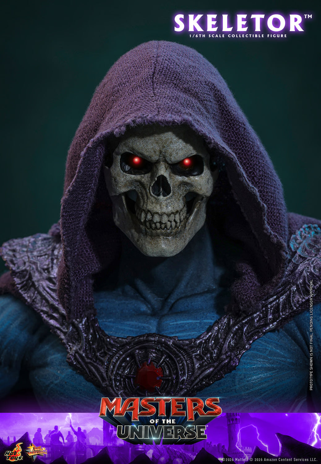 PRE-ORDER Hot Toys Masters of the Universe Skeletor Sixth Scale Figure