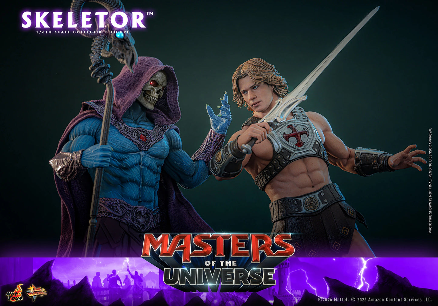 PRE-ORDER Hot Toys Masters of the Universe Skeletor Sixth Scale Figure