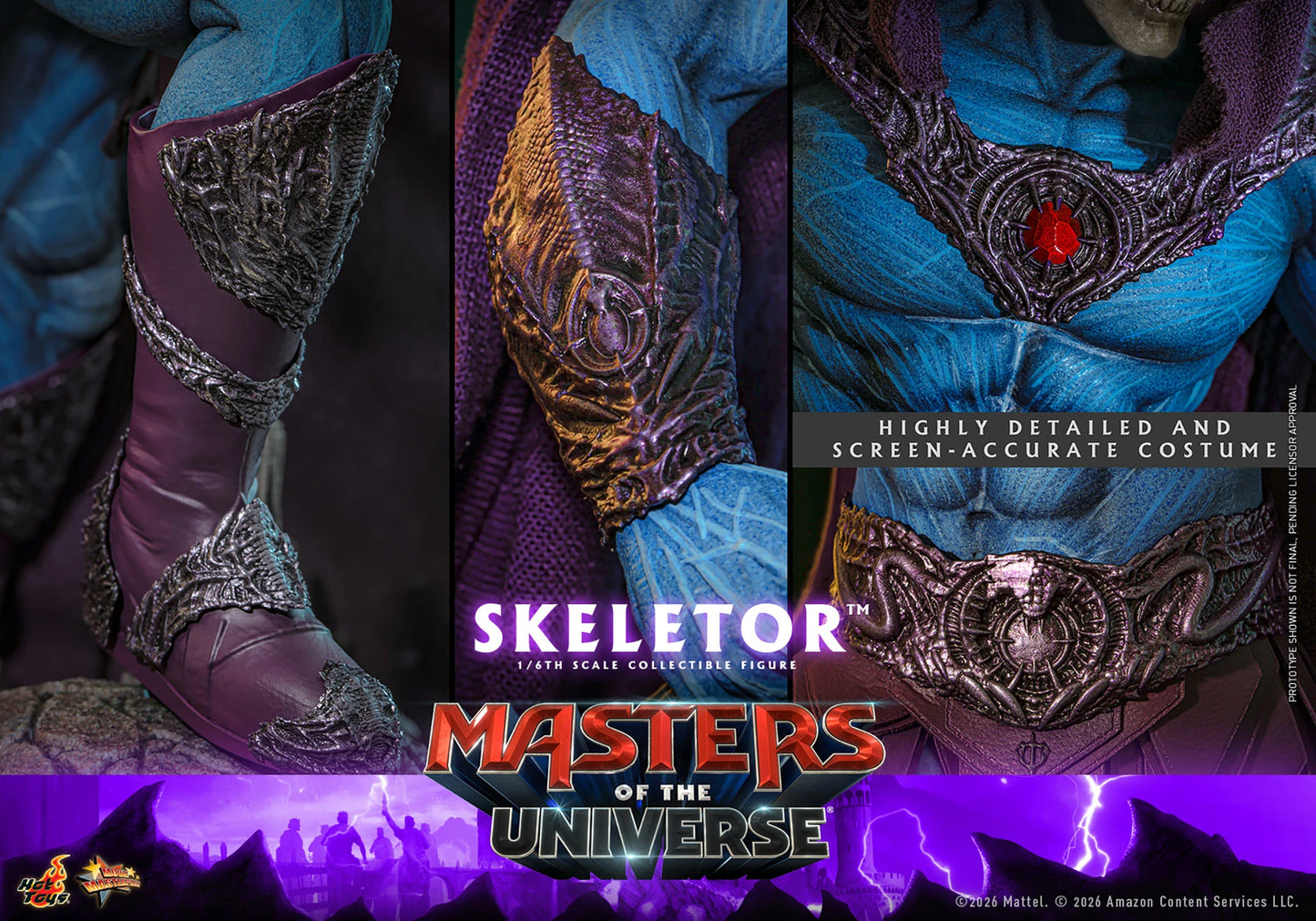 PRE-ORDER Hot Toys Masters of the Universe Skeletor Sixth Scale Figure