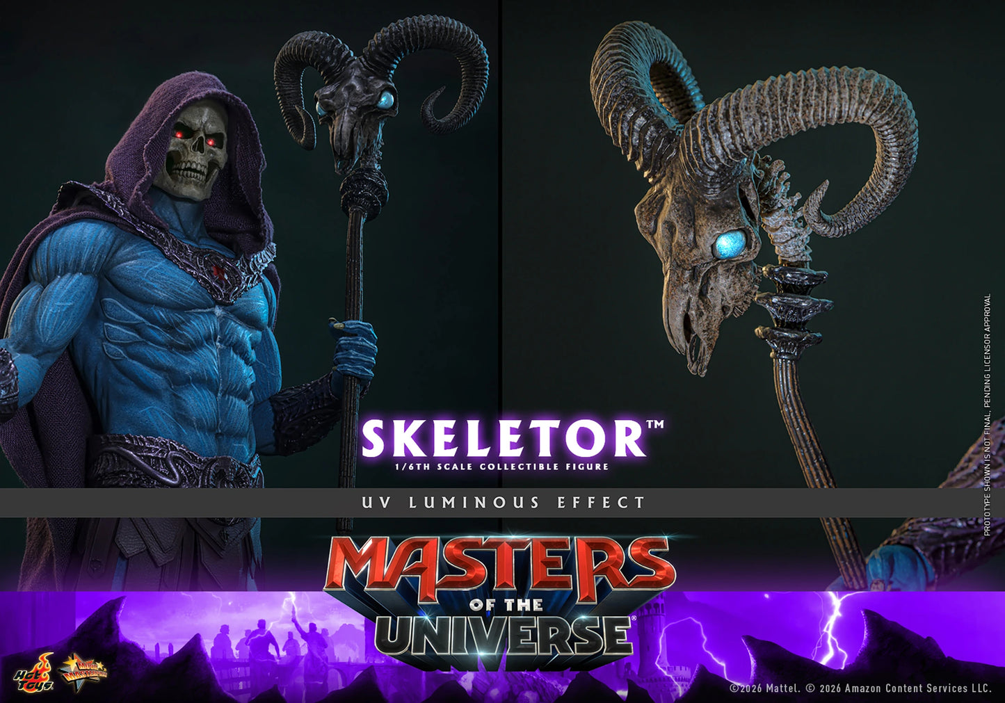 PRE-ORDER Hot Toys Masters of the Universe Skeletor Sixth Scale Figure