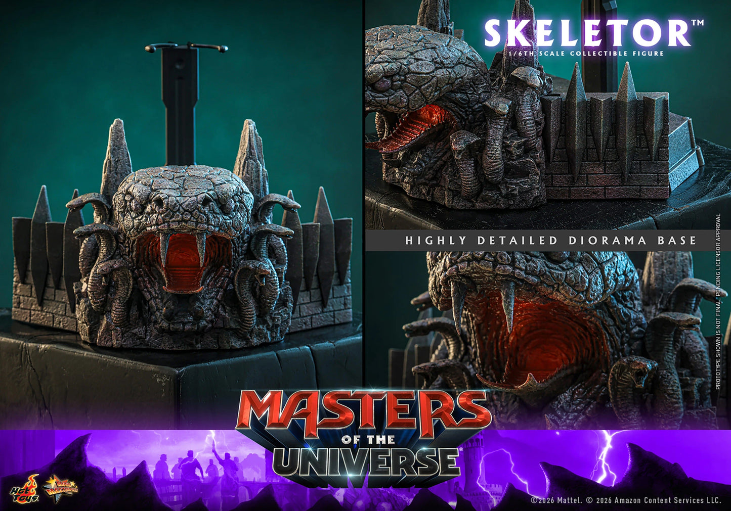 PRE-ORDER Hot Toys Masters of the Universe Skeletor Sixth Scale Figure