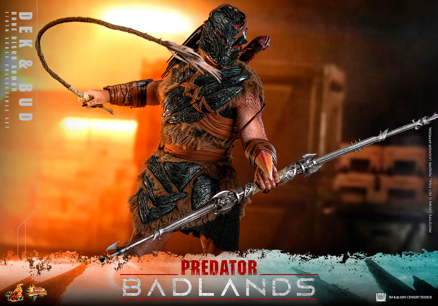 PRE-ORDER Hot Toys Predator: Badlands Dek (Bone Bison Armor) and Bud Sixth Scale Figure Set