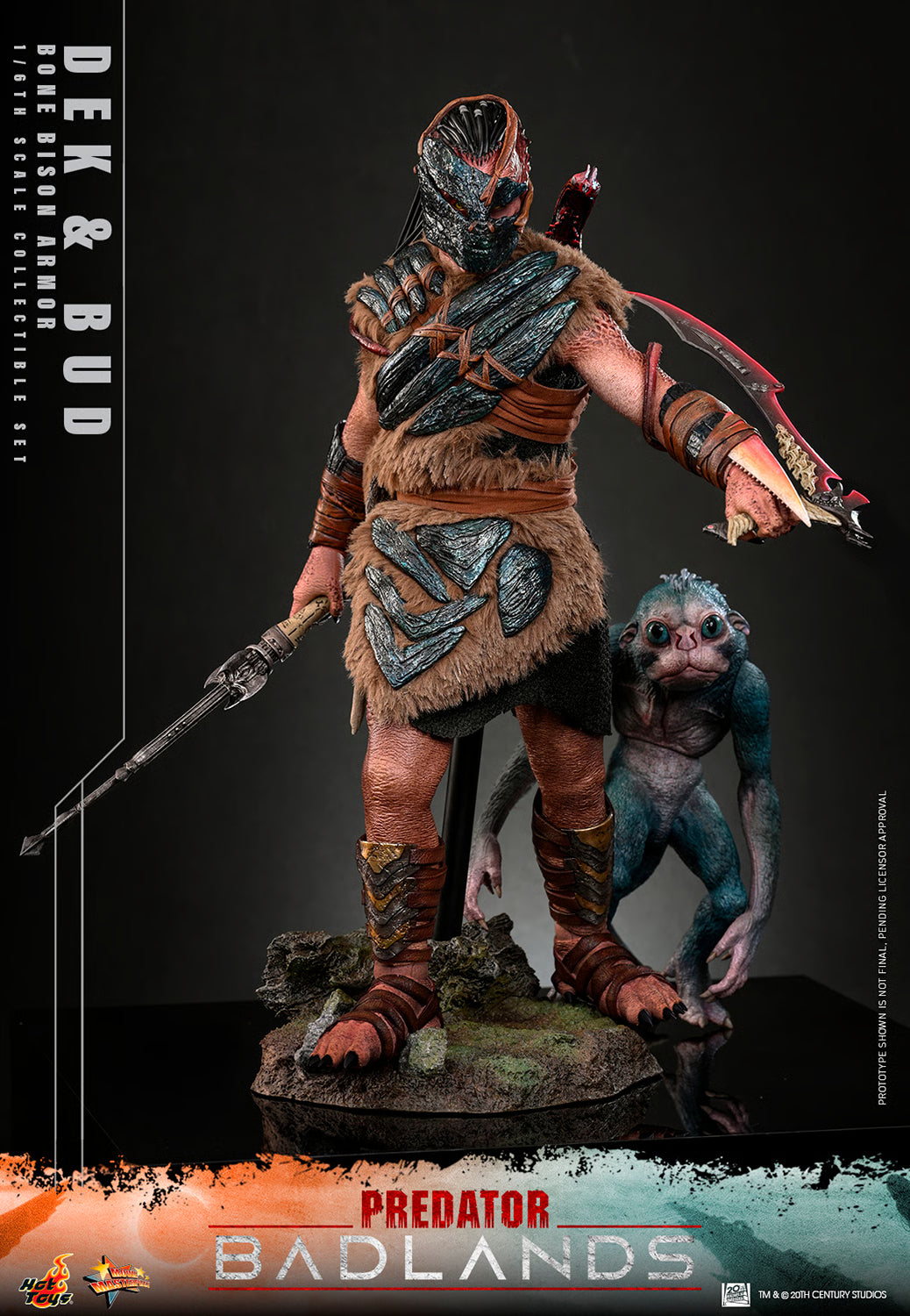 PRE-ORDER Hot Toys Predator: Badlands Dek (Bone Bison Armor) and Bud Sixth Scale Figure Set