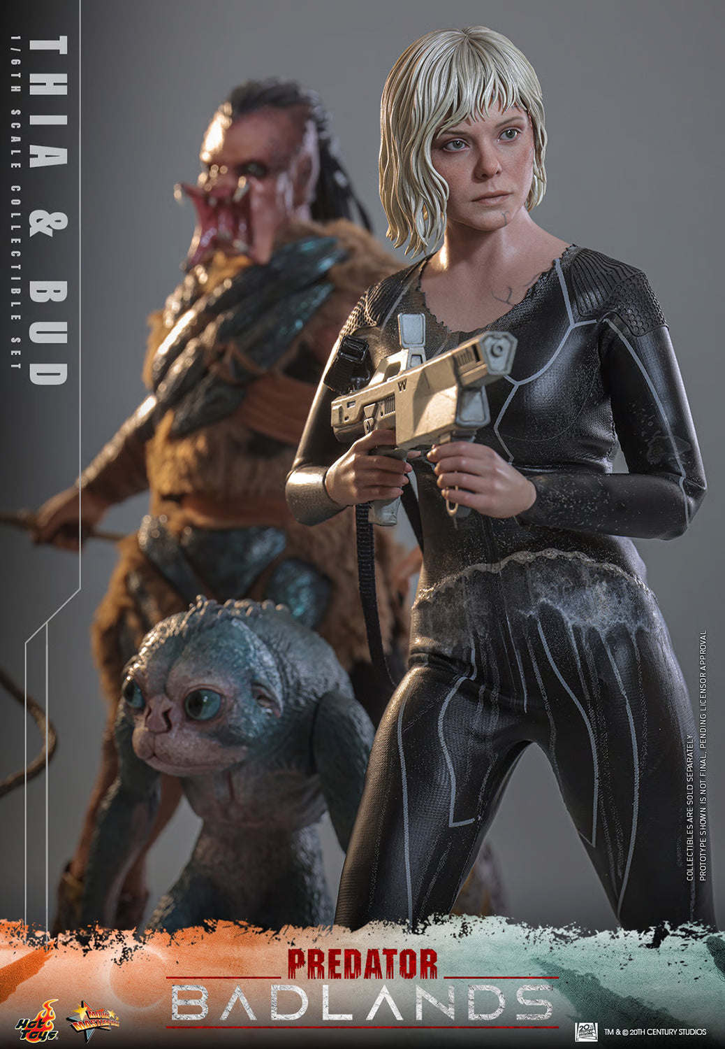 PRE-ORDER Hot Toys Predator Badlands MMS900 Thia and Bud 1/6th Scale Figure