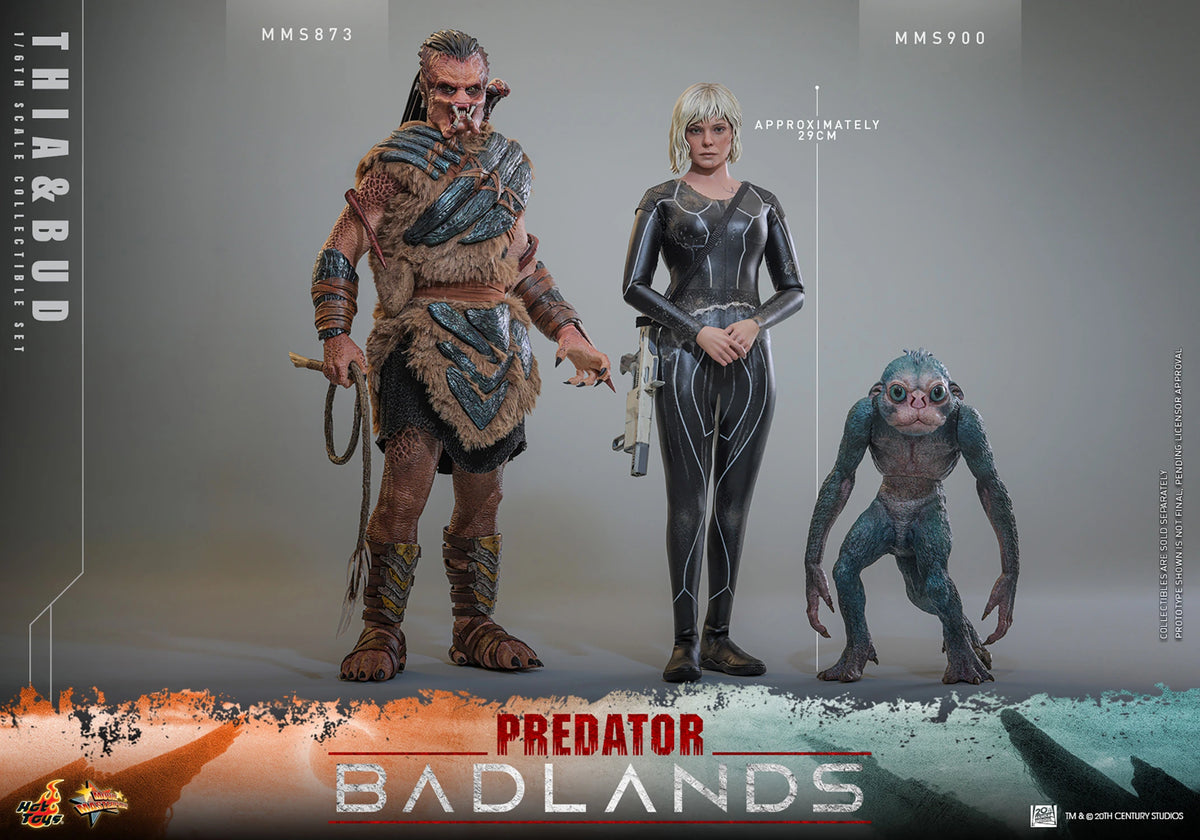 PRE-ORDER Hot Toys Predator Badlands MMS900 Thia and Bud 1/6th Scale Figure