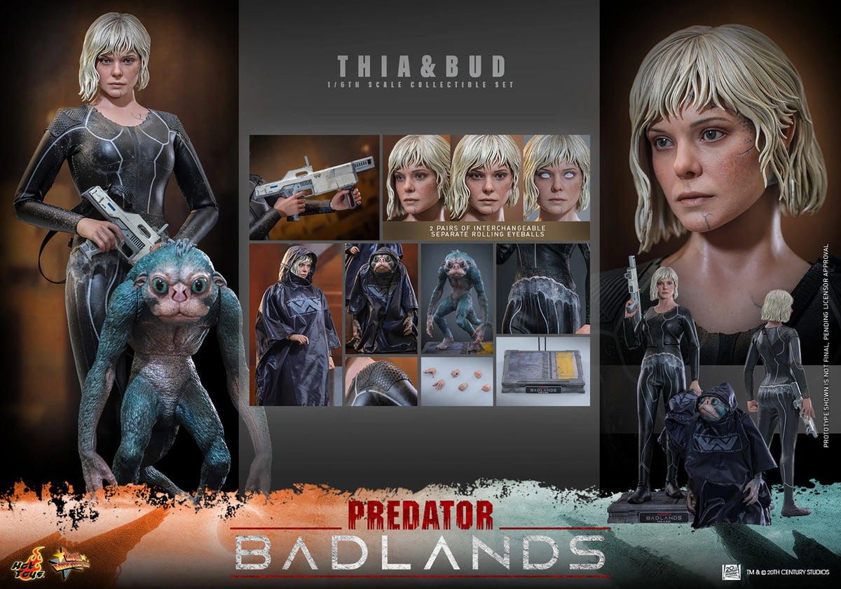 PRE-ORDER Hot Toys Predator Badlands MMS900 Thia and Bud 1/6th Scale Figure