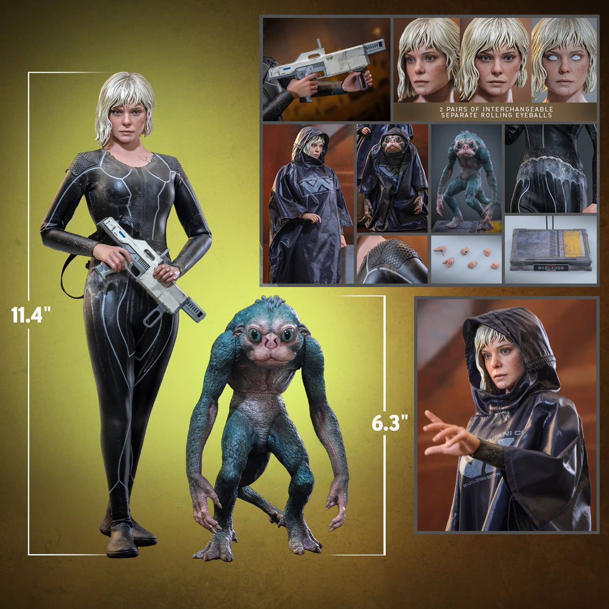 PRE-ORDER Hot Toys Predator Badlands MMS900 Thia and Bud 1/6th Scale Figure