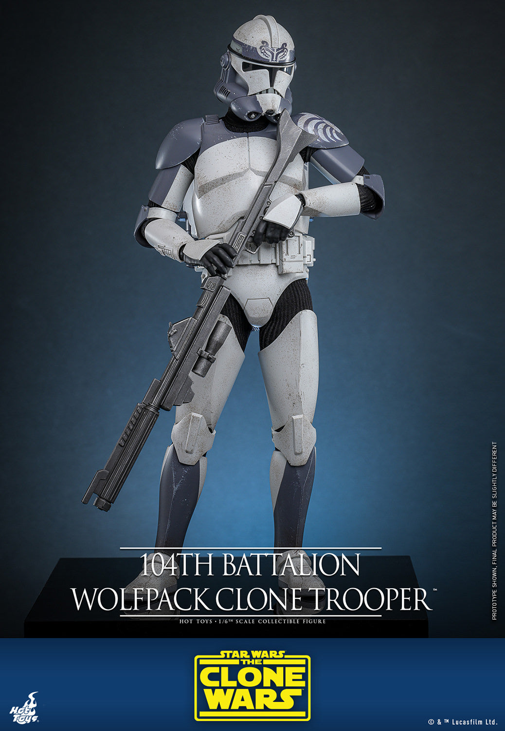 PRE-ORDER 104th Battalion Wolfpack Clone Trooper™ Sixth Scale Figure Hot Toys