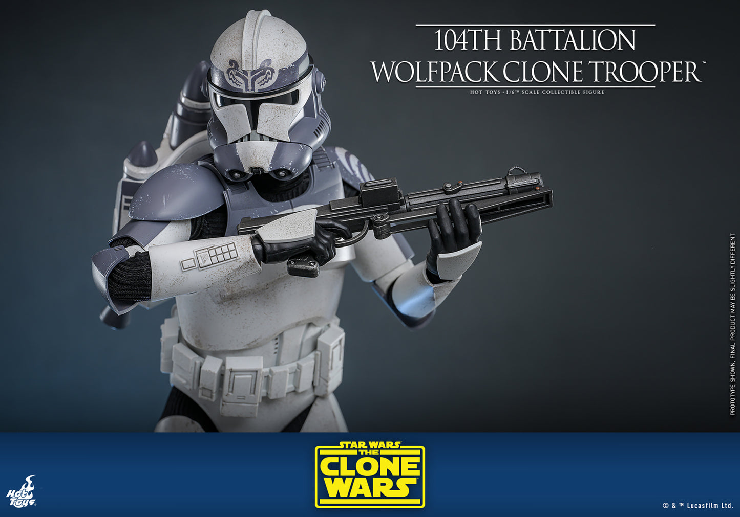 PRE-ORDER 104th Battalion Wolfpack Clone Trooper™ Sixth Scale Figure Hot Toys