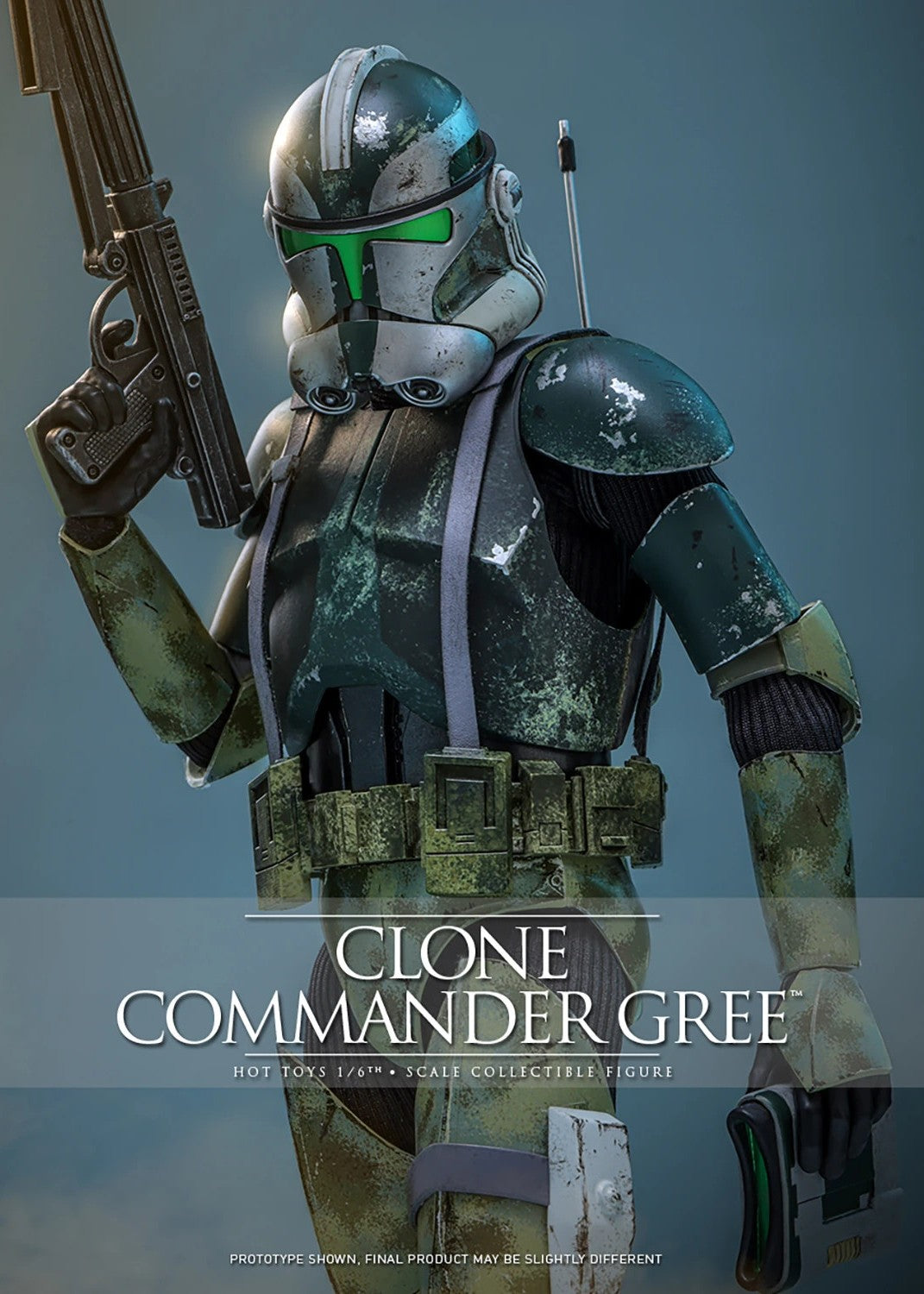PRE-ORDER Star Wars Revenge of the Sith Clone Commander Gree 1/6th Scale Figure