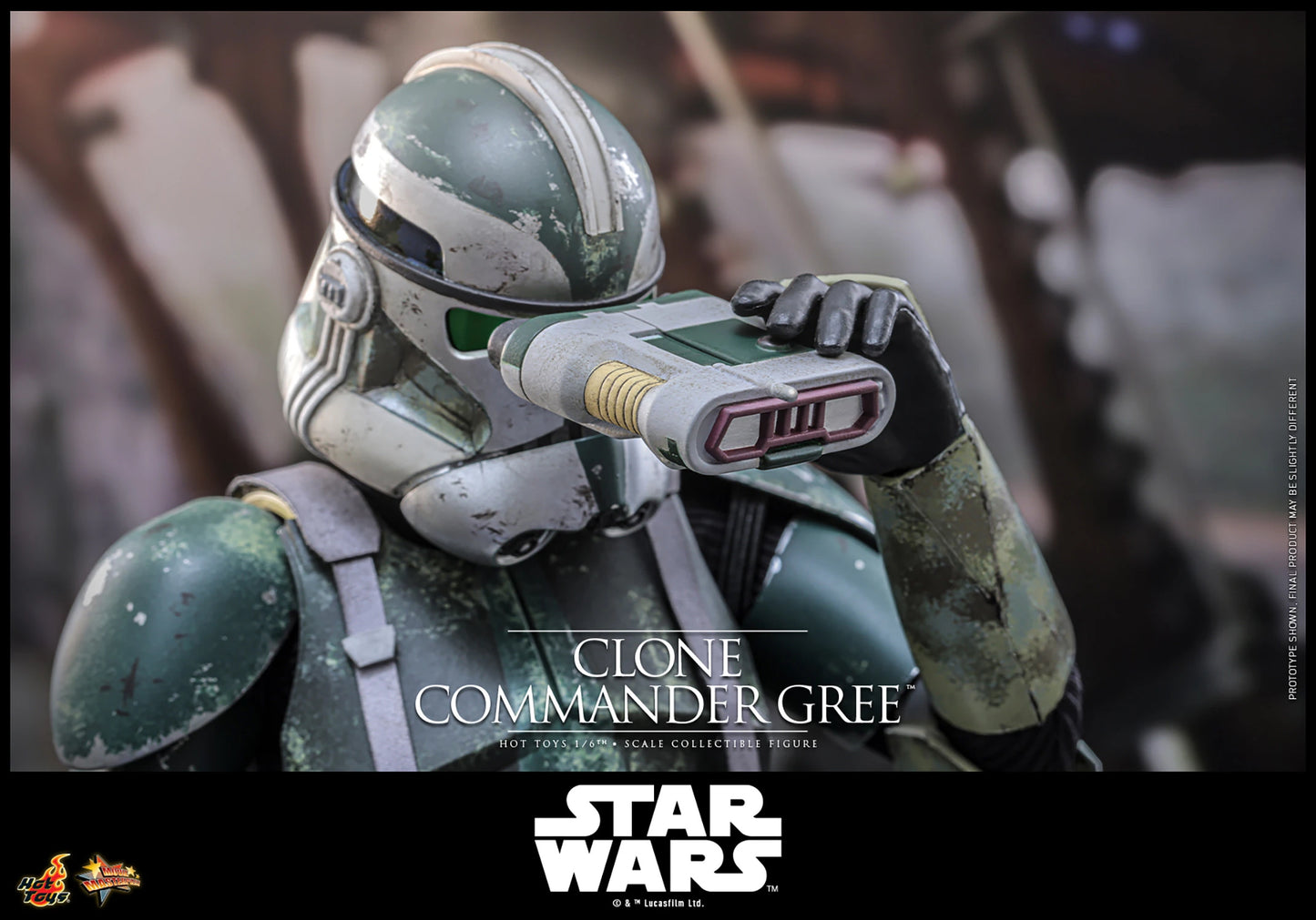 PRE-ORDER Star Wars Revenge of the Sith Clone Commander Gree 1/6th Scale Figure