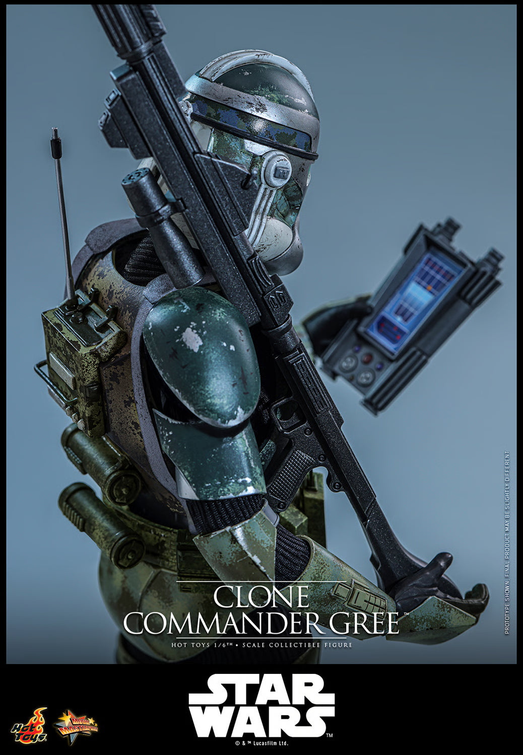 PRE-ORDER Star Wars Revenge of the Sith Clone Commander Gree 1/6th Scale Figure