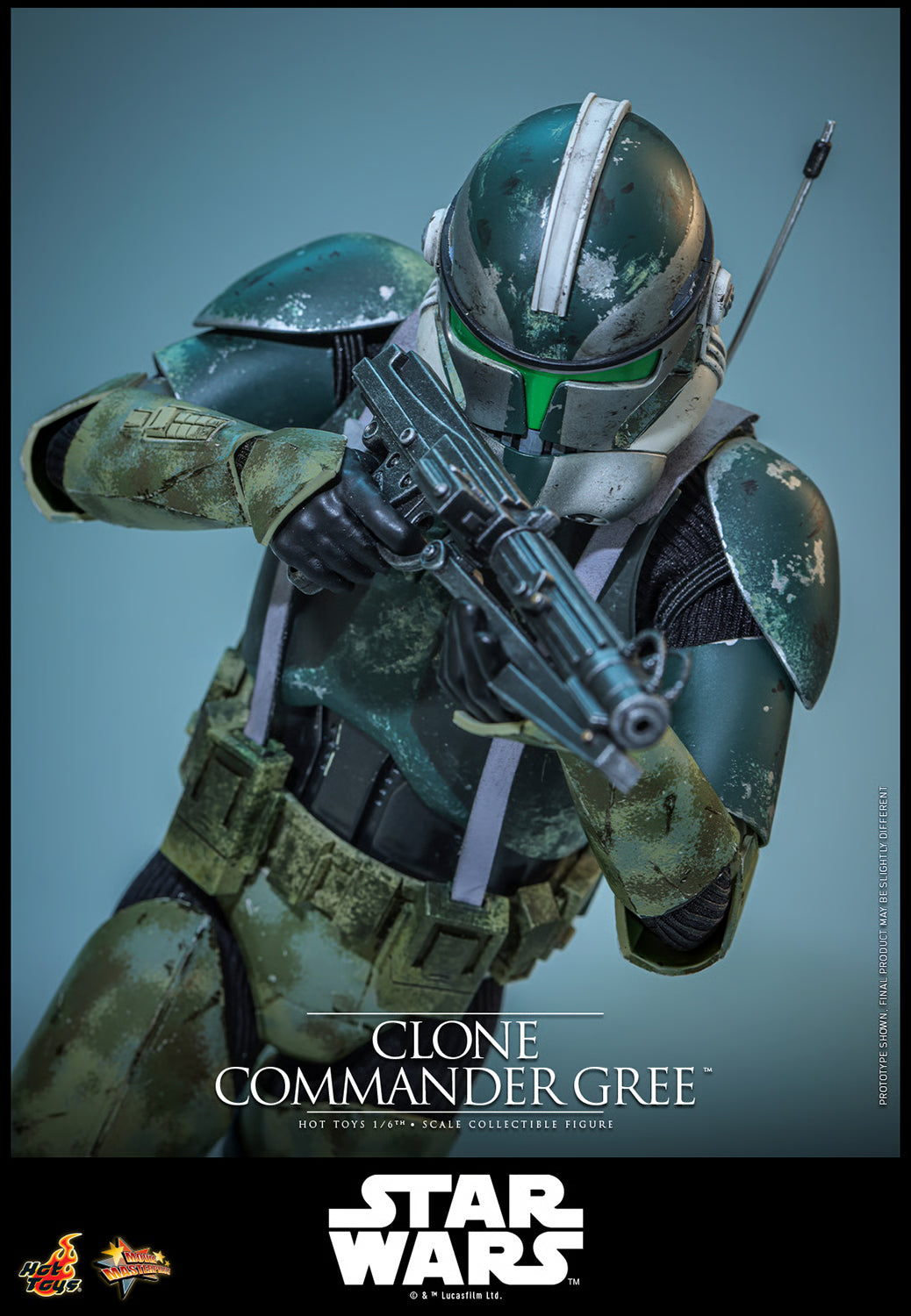 PRE-ORDER Star Wars Revenge of the Sith Clone Commander Gree 1/6th Scale Figure