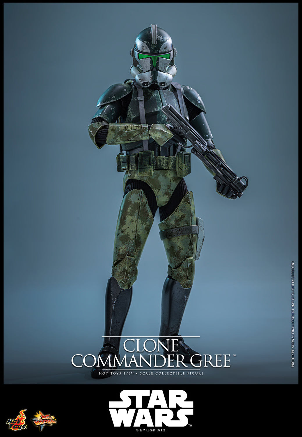 PRE-ORDER Star Wars Revenge of the Sith Clone Commander Gree 1/6th Scale Figure
