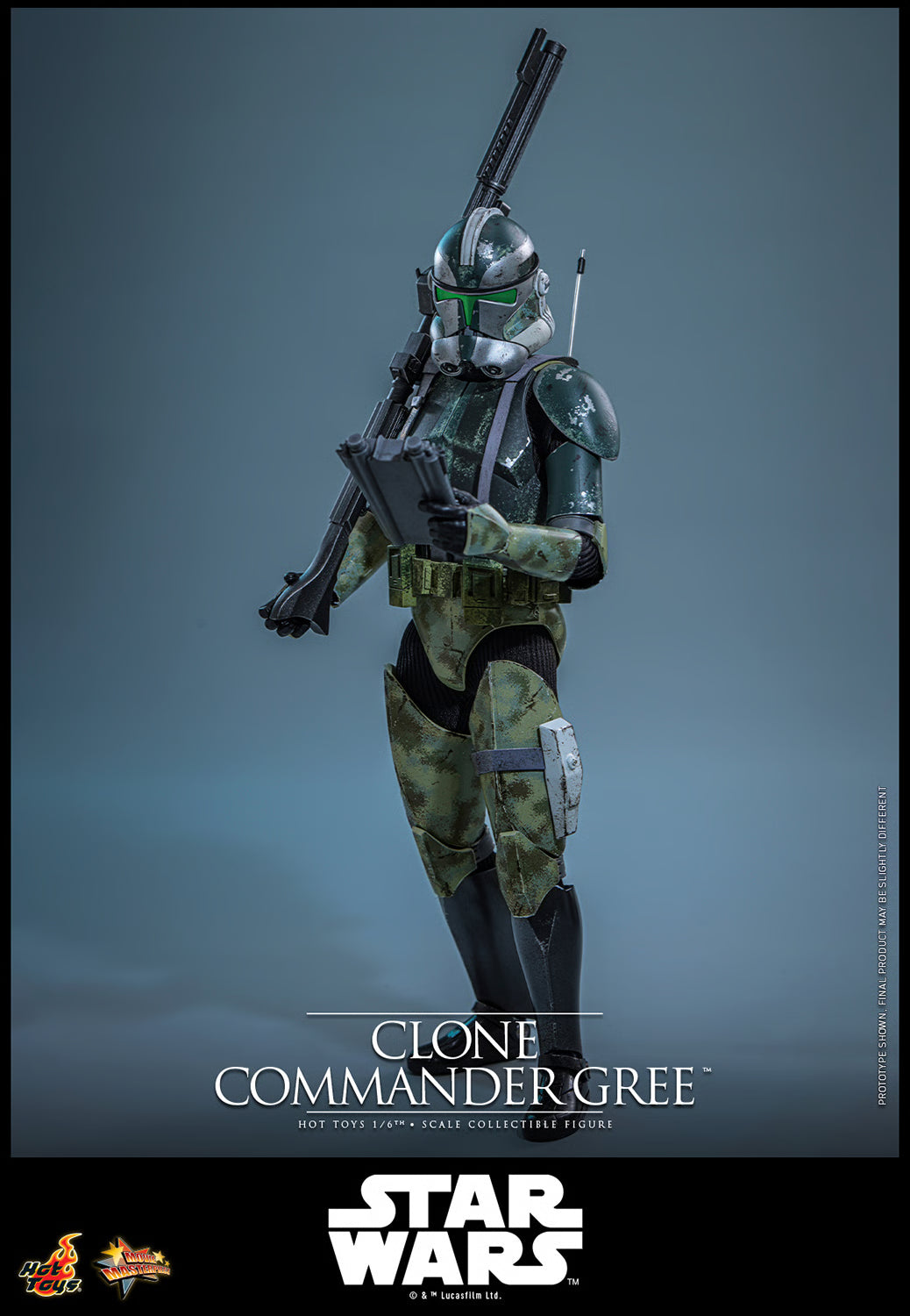 PRE-ORDER Star Wars Revenge of the Sith Clone Commander Gree 1/6th Scale Figure