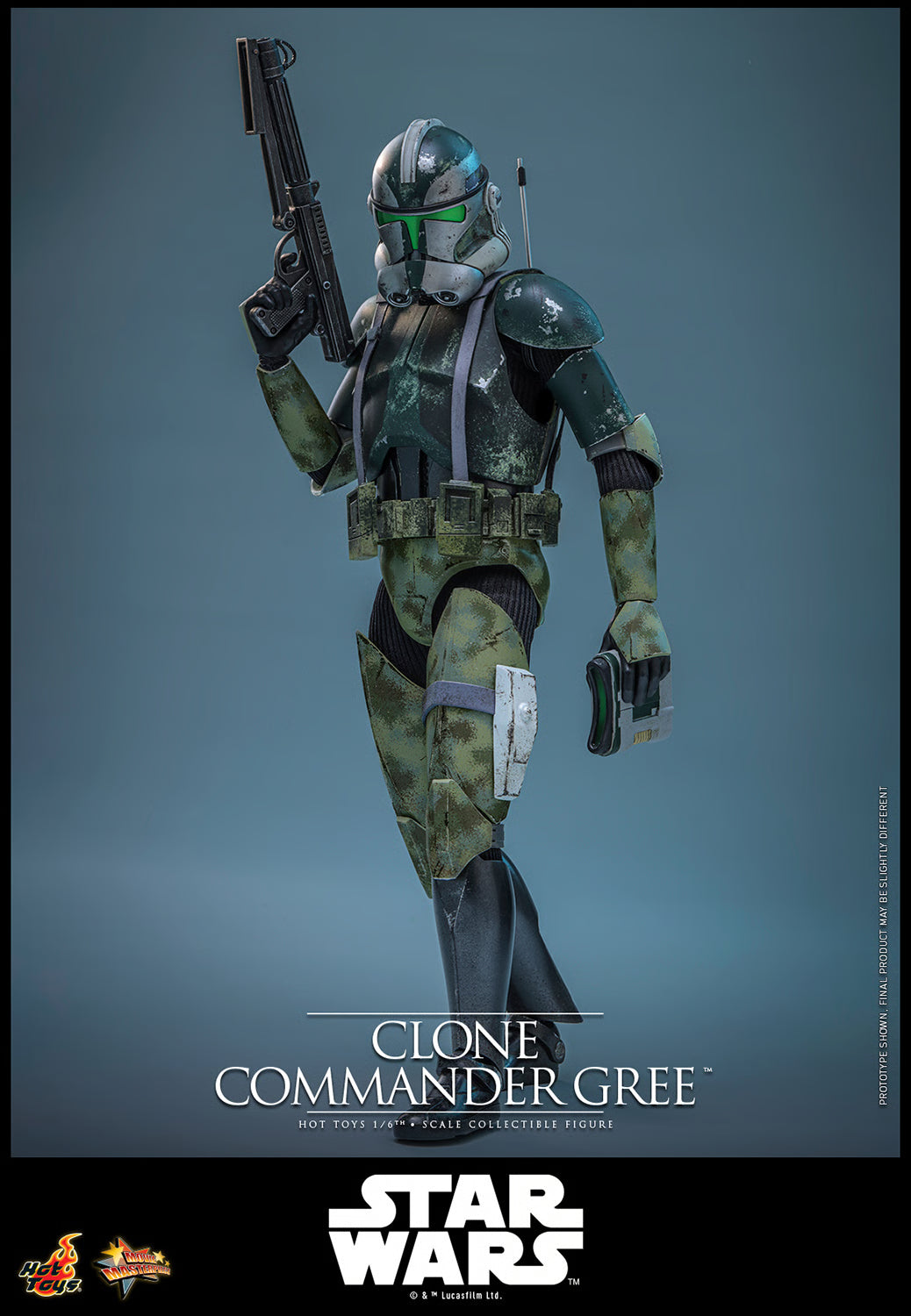 PRE-ORDER Star Wars Revenge of the Sith Clone Commander Gree 1/6th Scale Figure