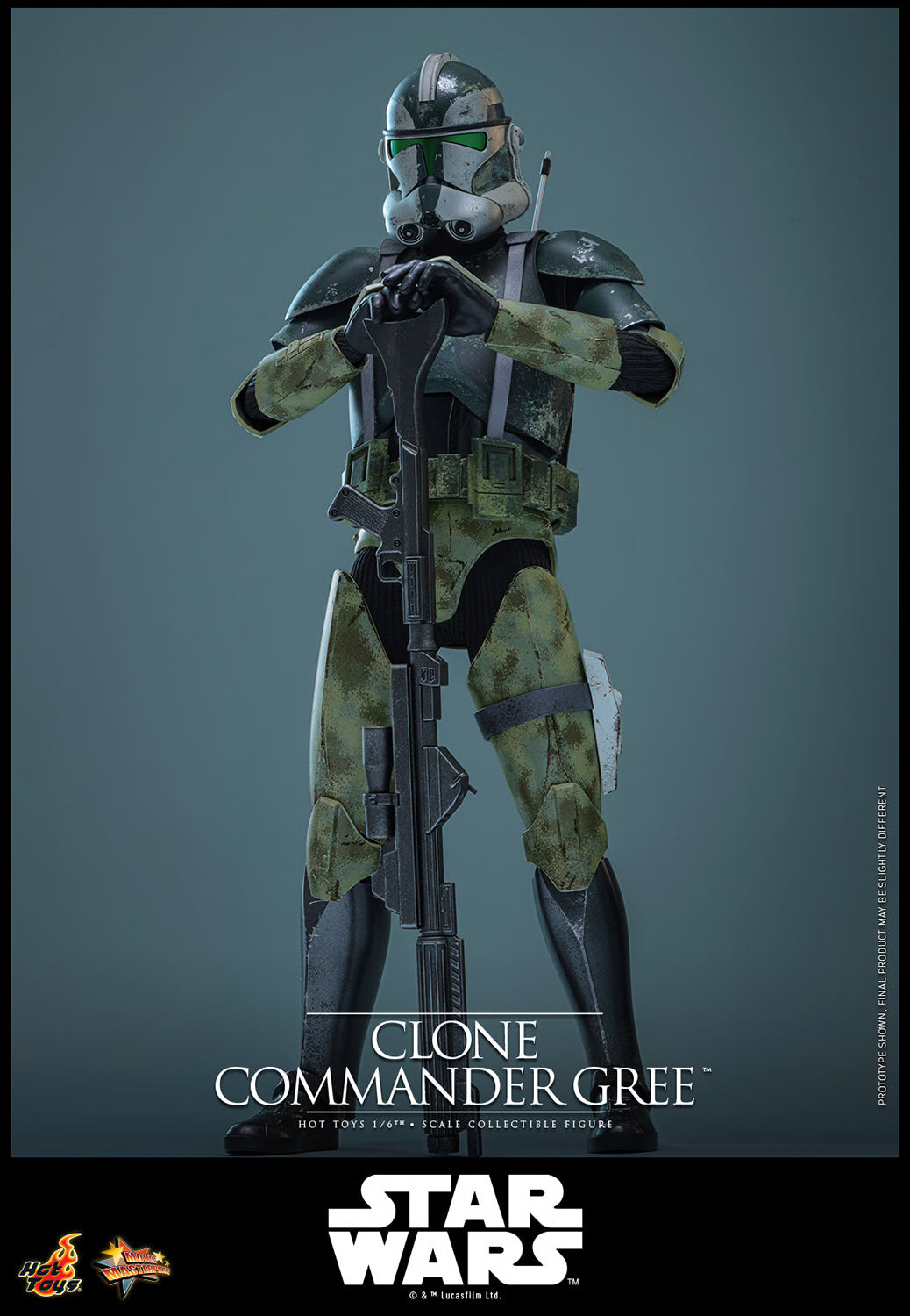 PRE-ORDER Star Wars Revenge of the Sith Clone Commander Gree 1/6th Scale Figure
