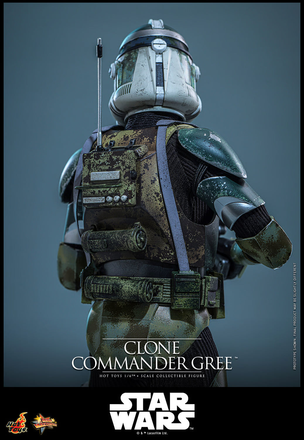 PRE-ORDER Star Wars Revenge of the Sith Clone Commander Gree 1/6th Scale Figure